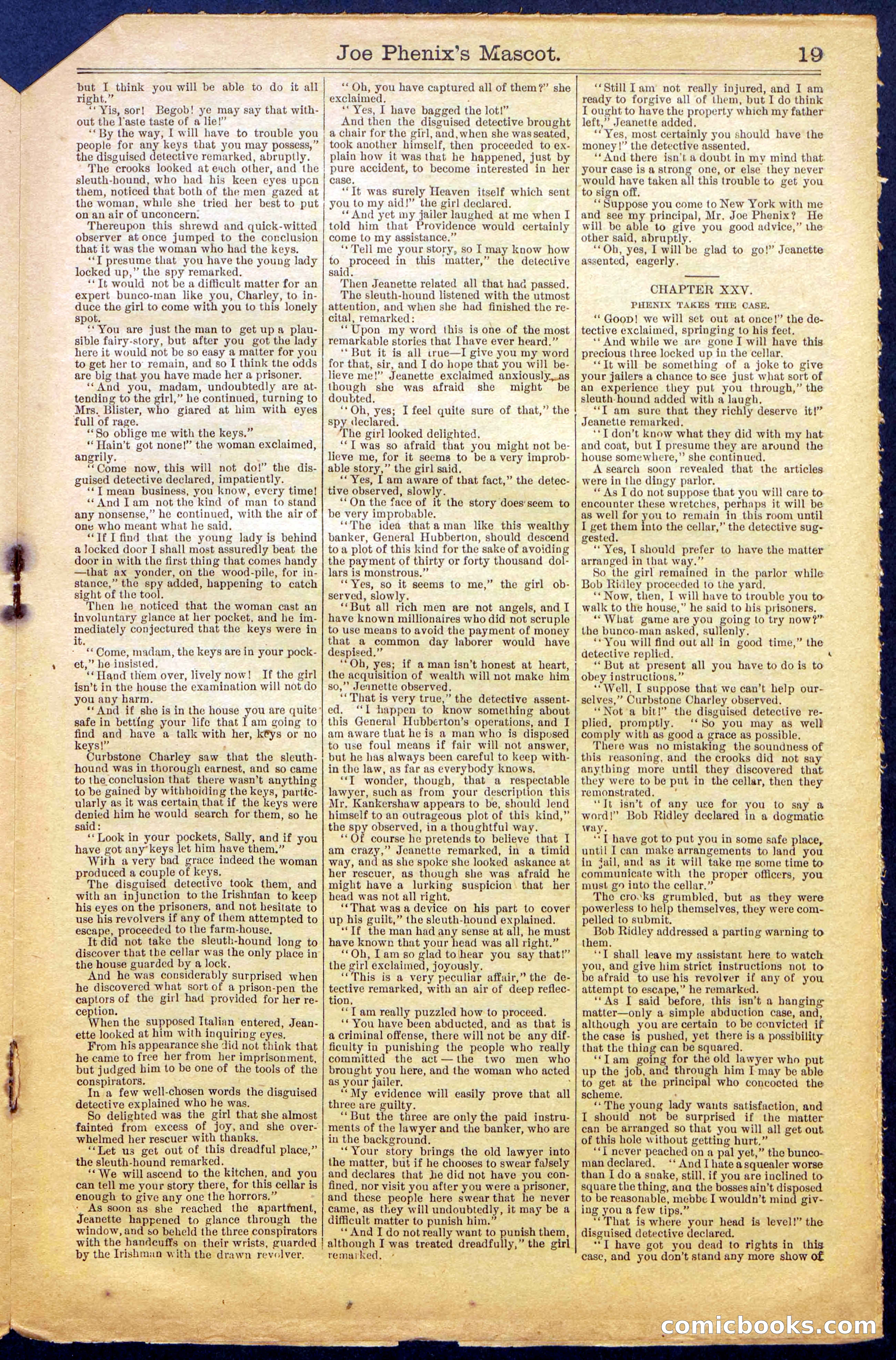 Beadle's Dime Library No. 965 — page 19 of 32
