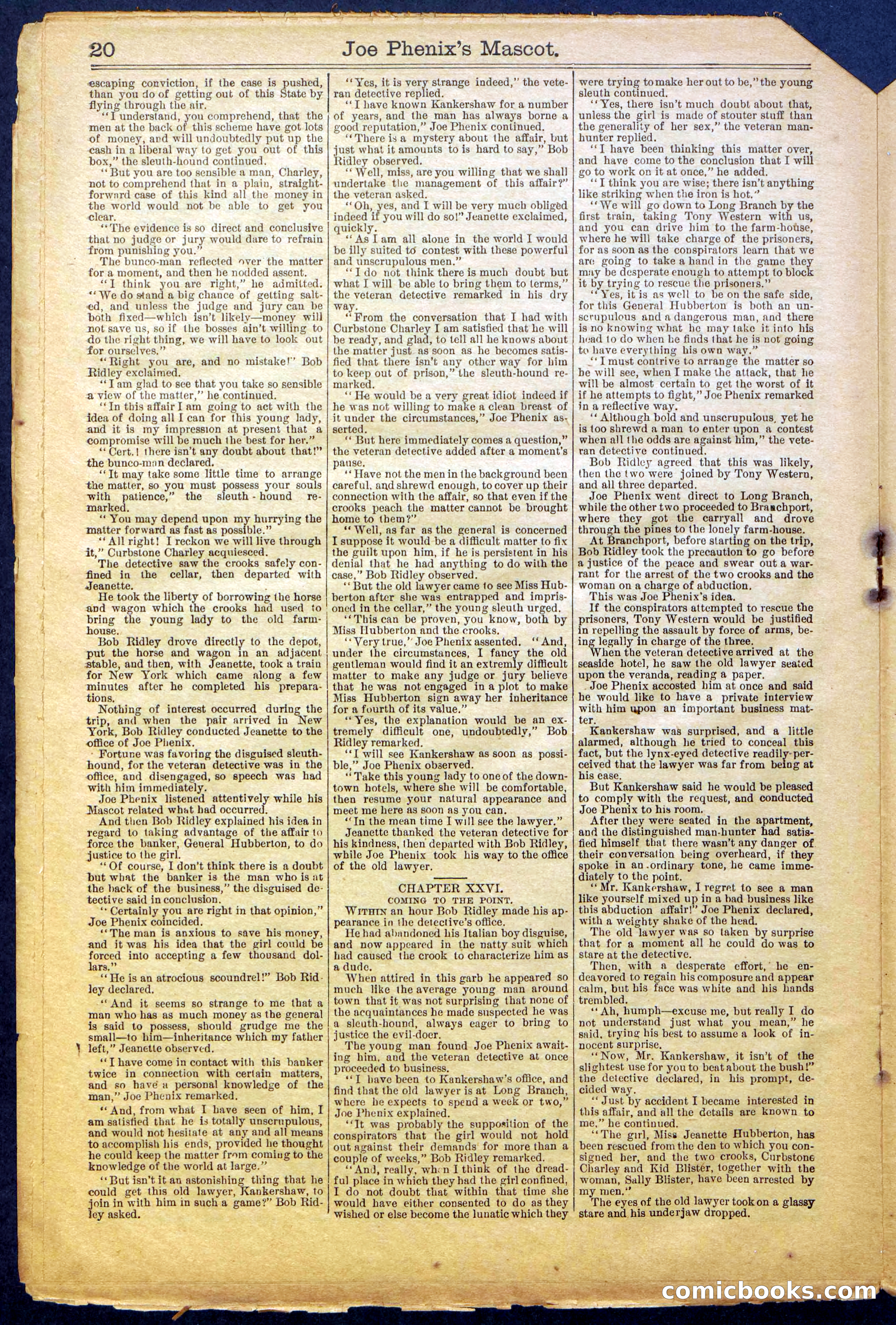 Beadle's Dime Library No. 965 — page 20 of 32