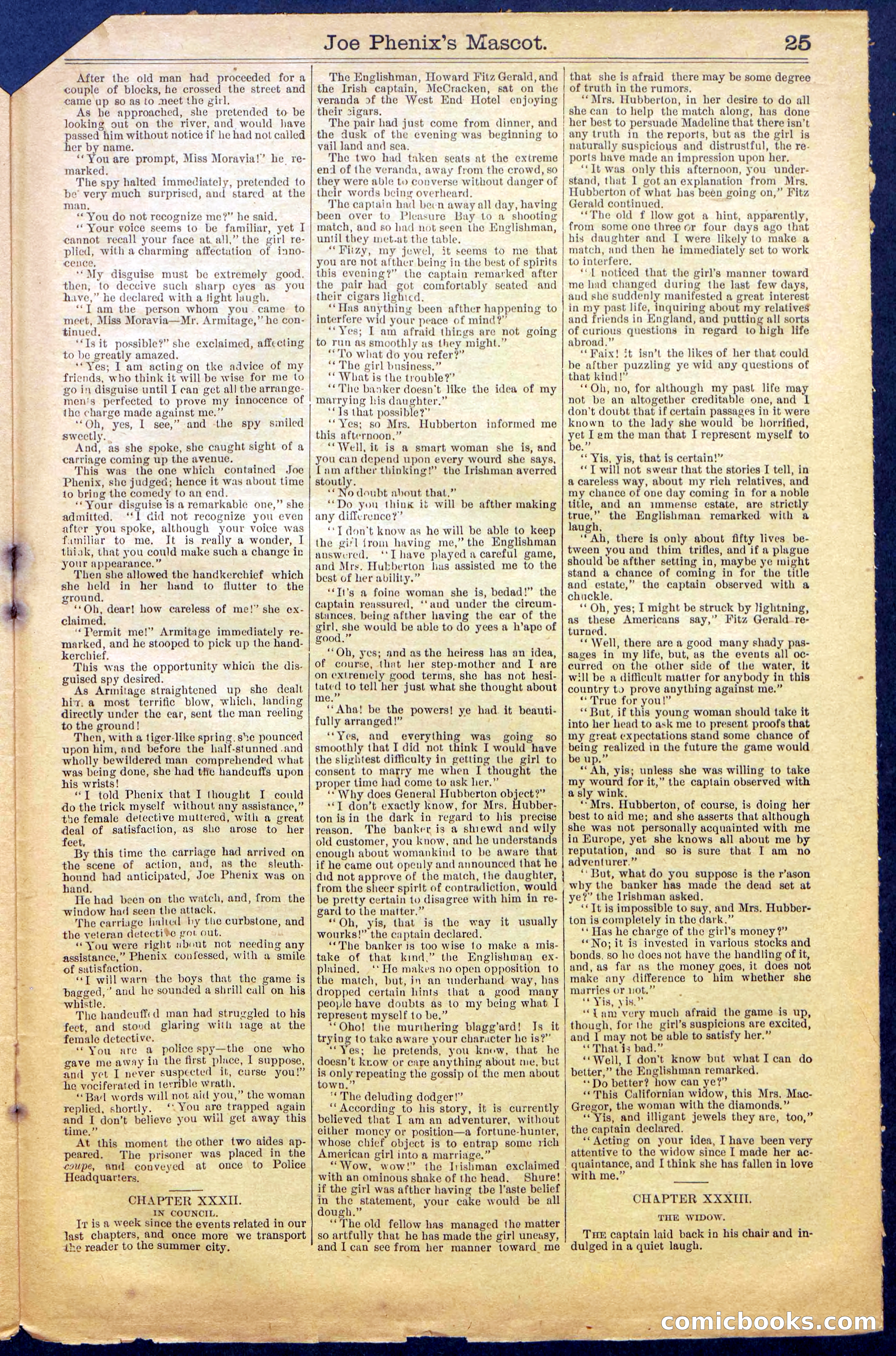 Beadle's Dime Library No. 965 — page 25 of 32
