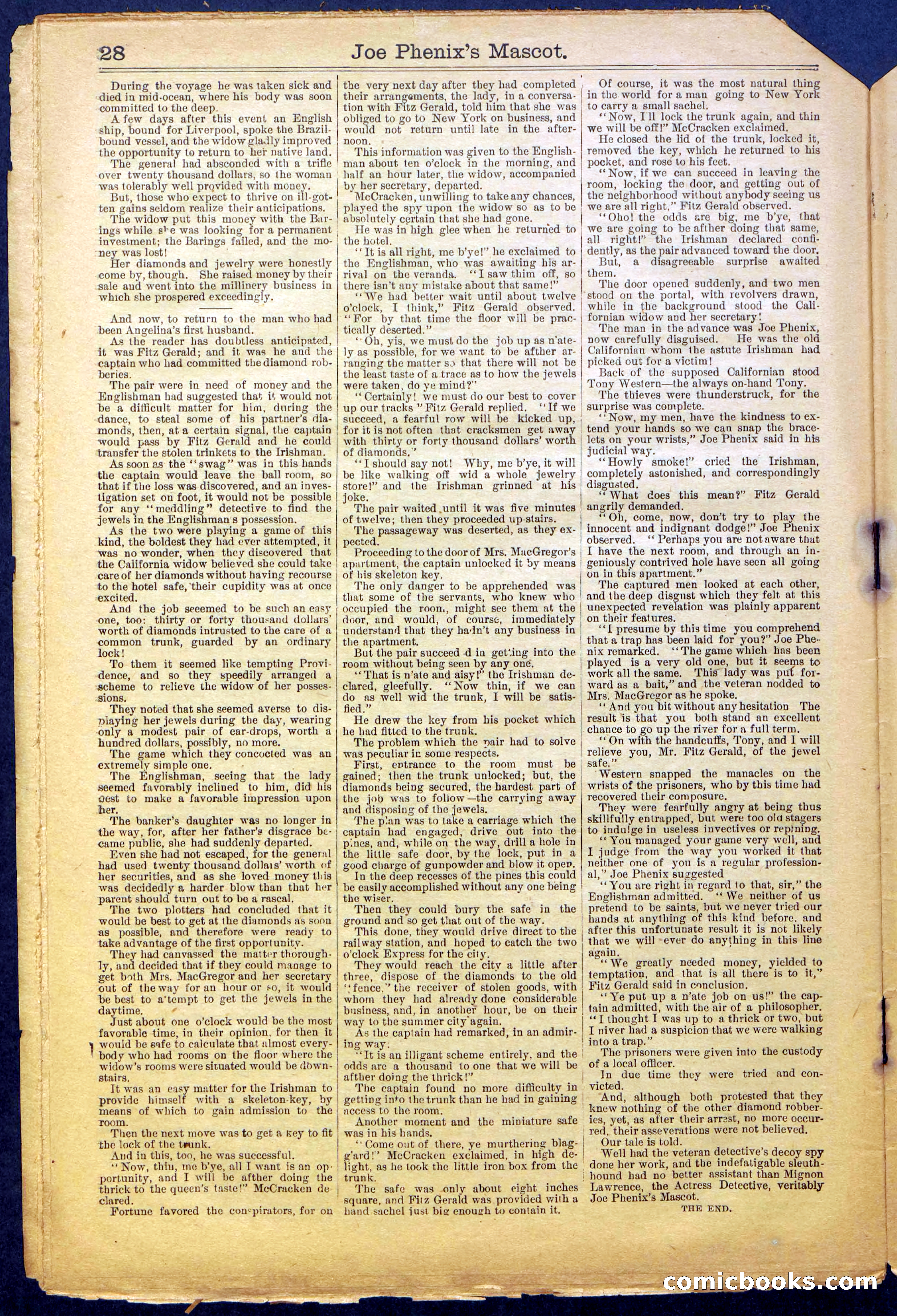 Beadle's Dime Library No. 965 — page 28 of 32