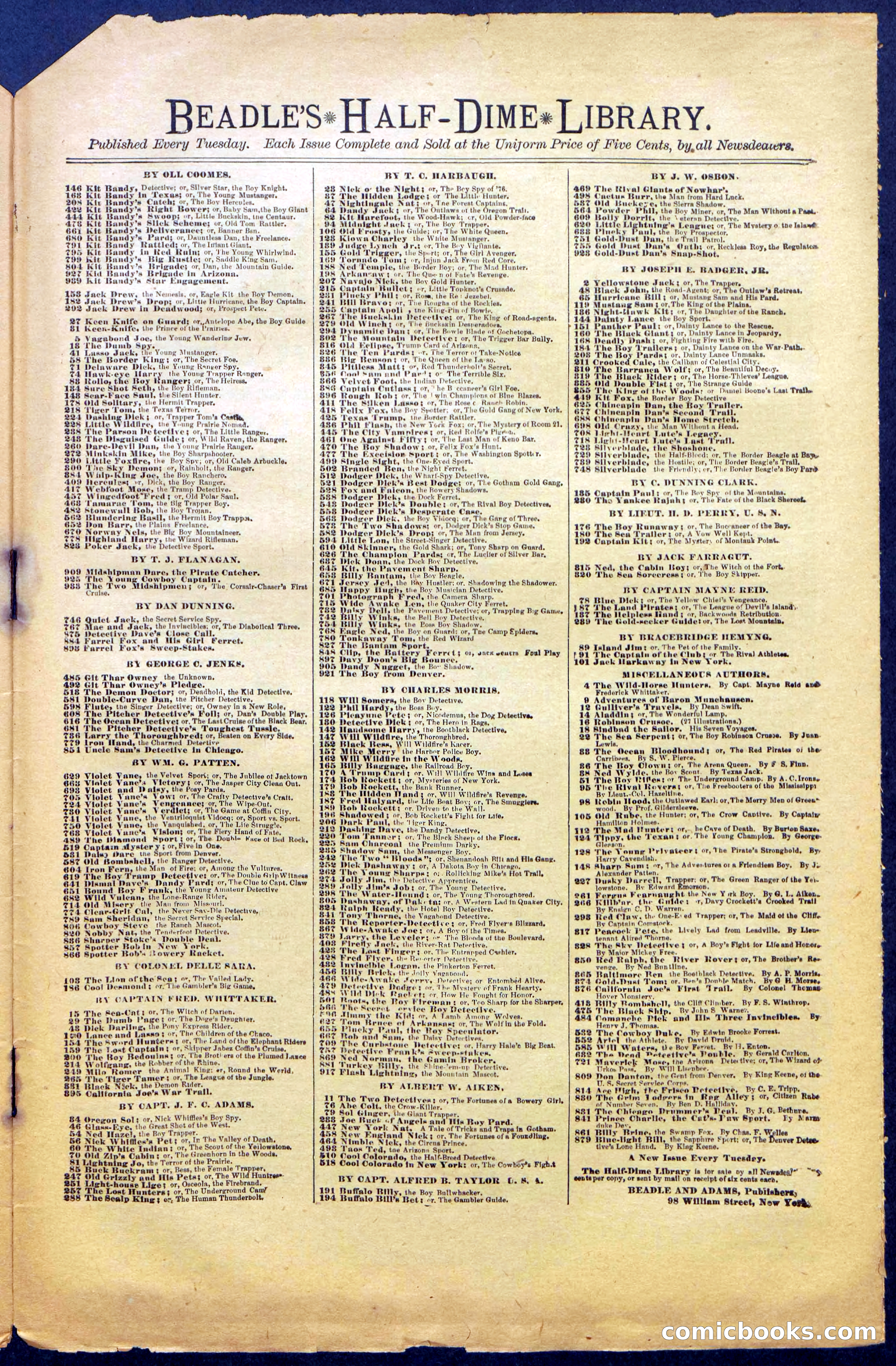 Beadle's Dime Library No. 965 — page 29 of 32