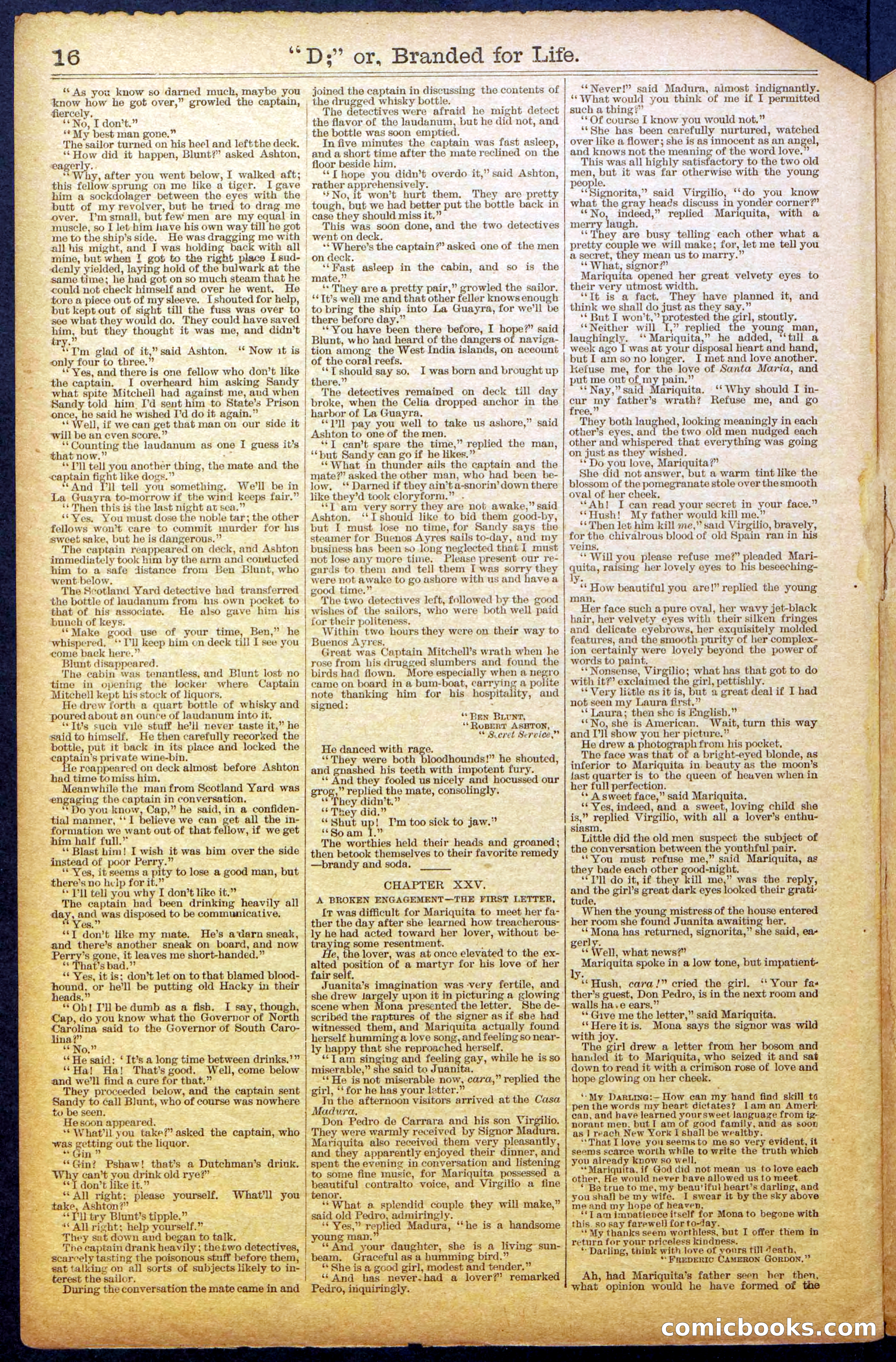 Beadle's New York Dime Library No. 971 — page 16 of 24