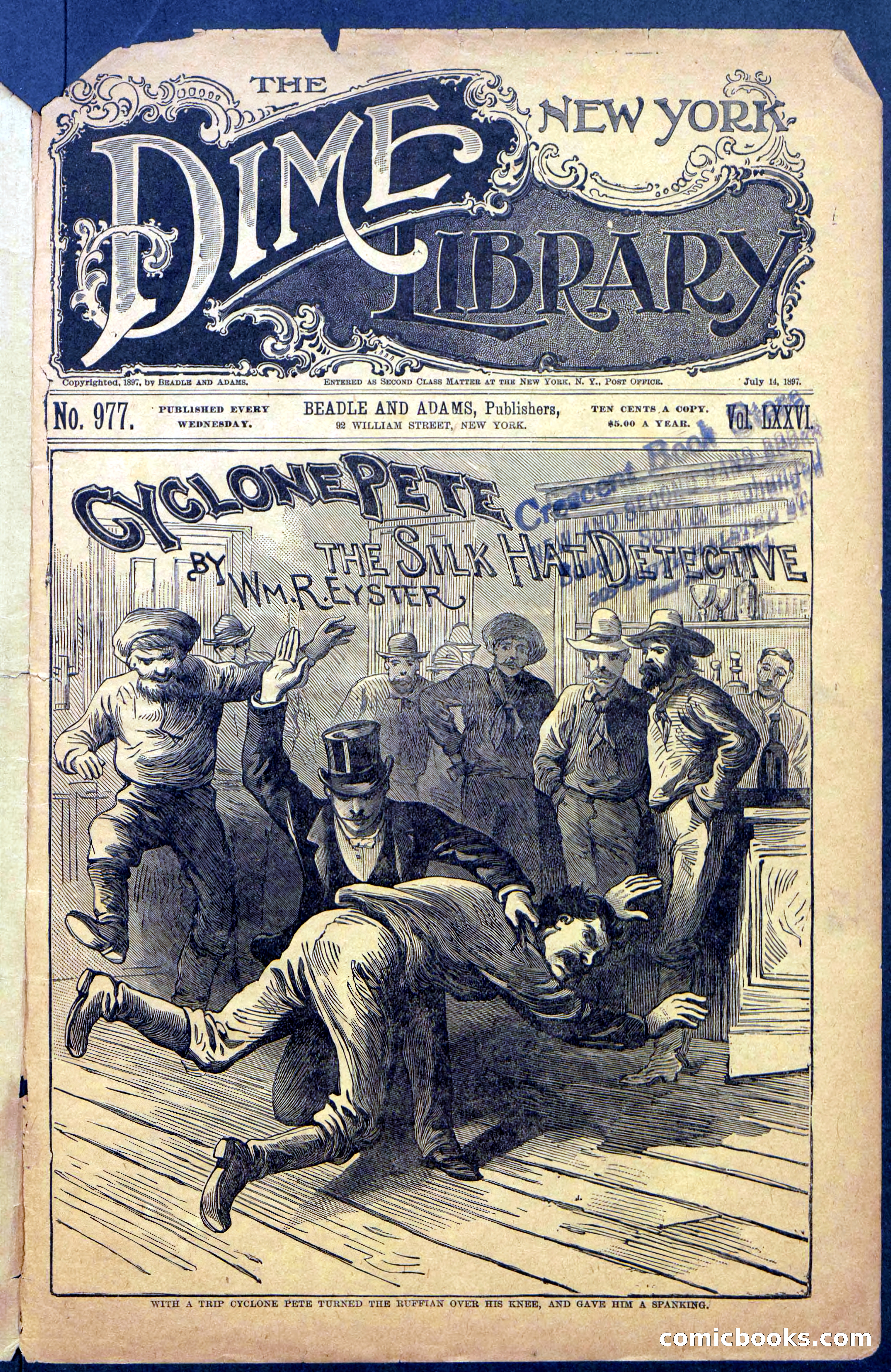 Beadle's New York Dime Library No. 977 — page 3 of 36