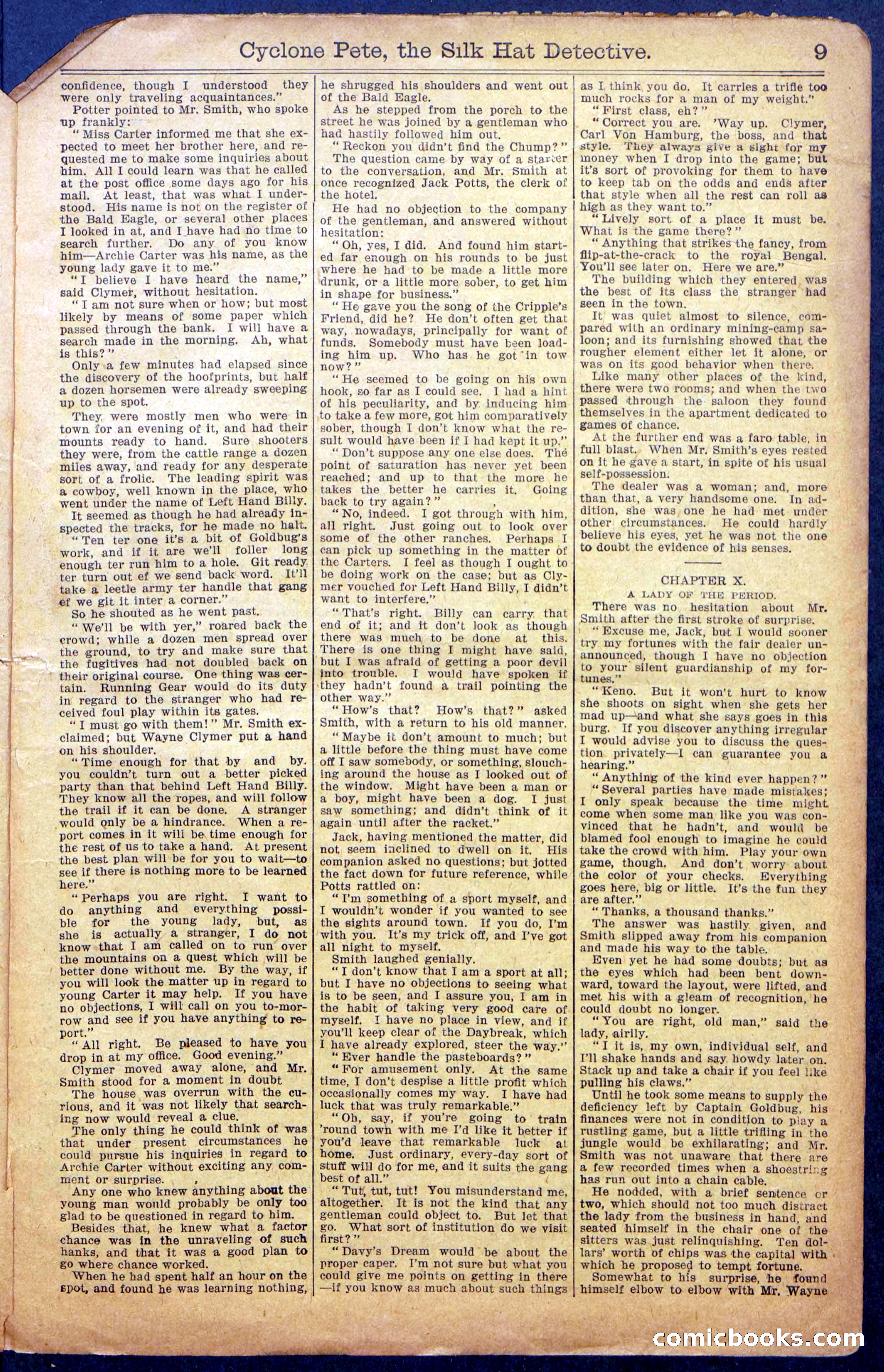 Beadle's New York Dime Library No. 977 — page 11 of 36