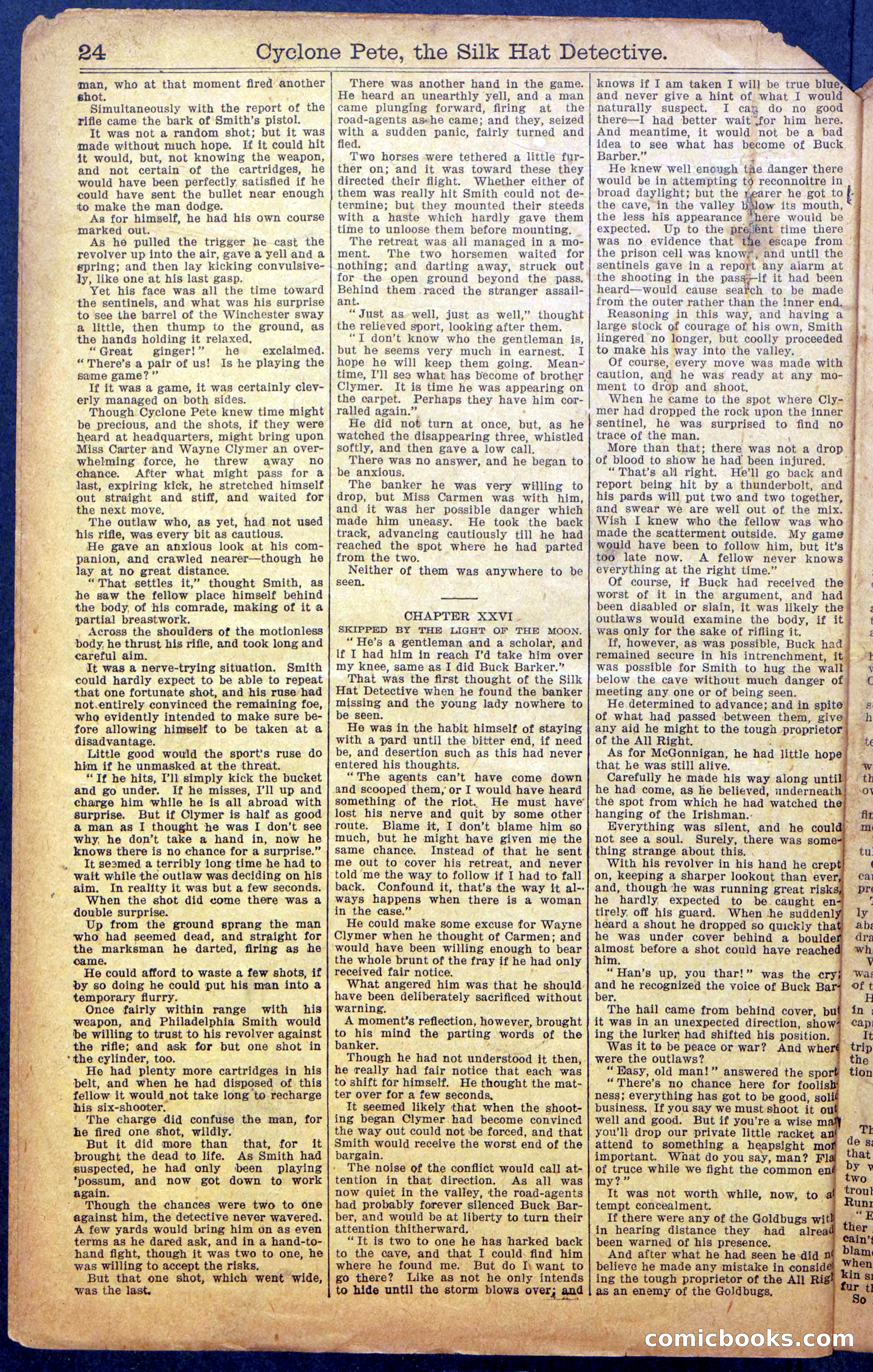 Beadle's New York Dime Library No. 977 — page 26 of 36