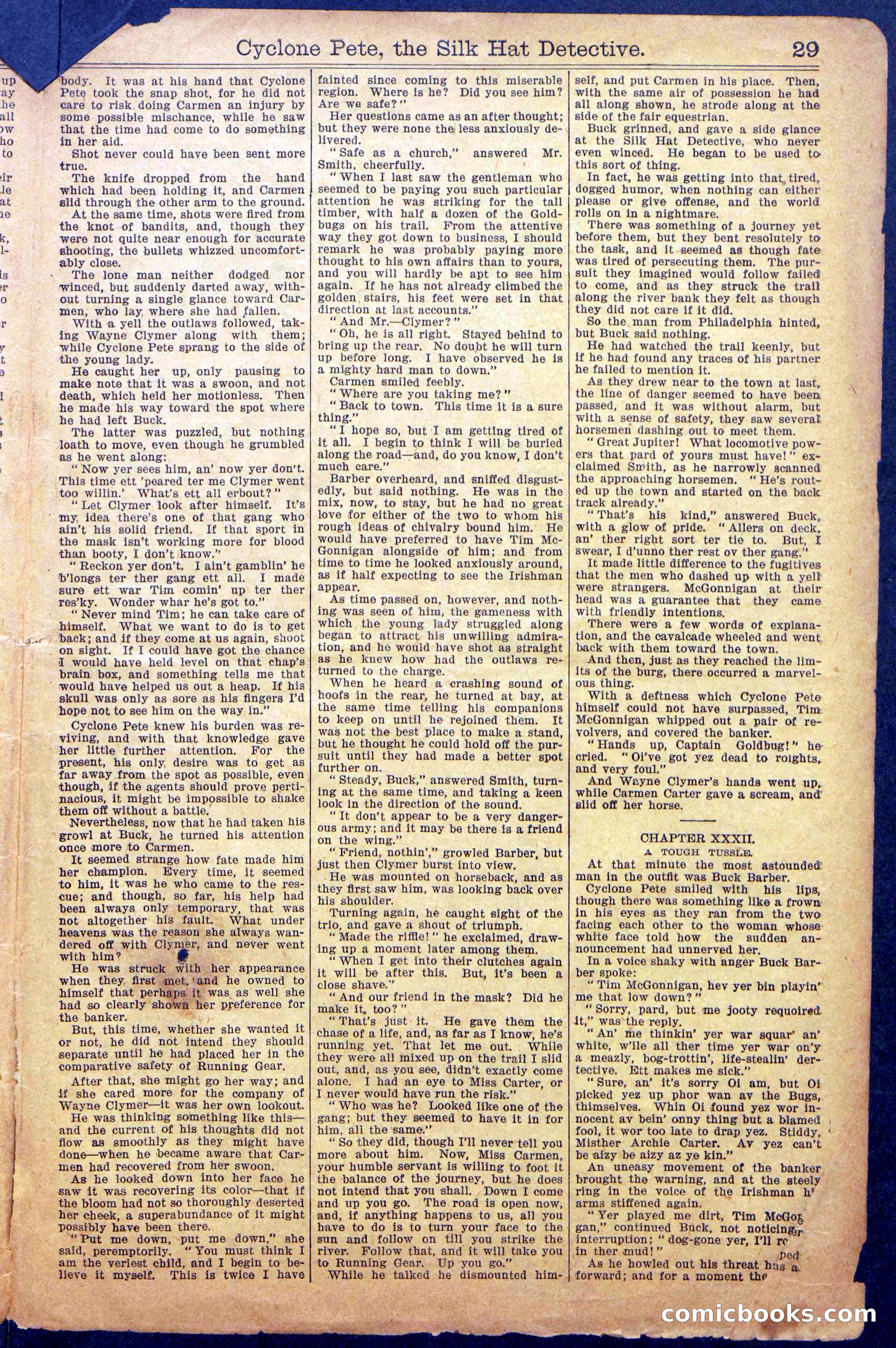 Beadle's New York Dime Library No. 977 — page 31 of 36