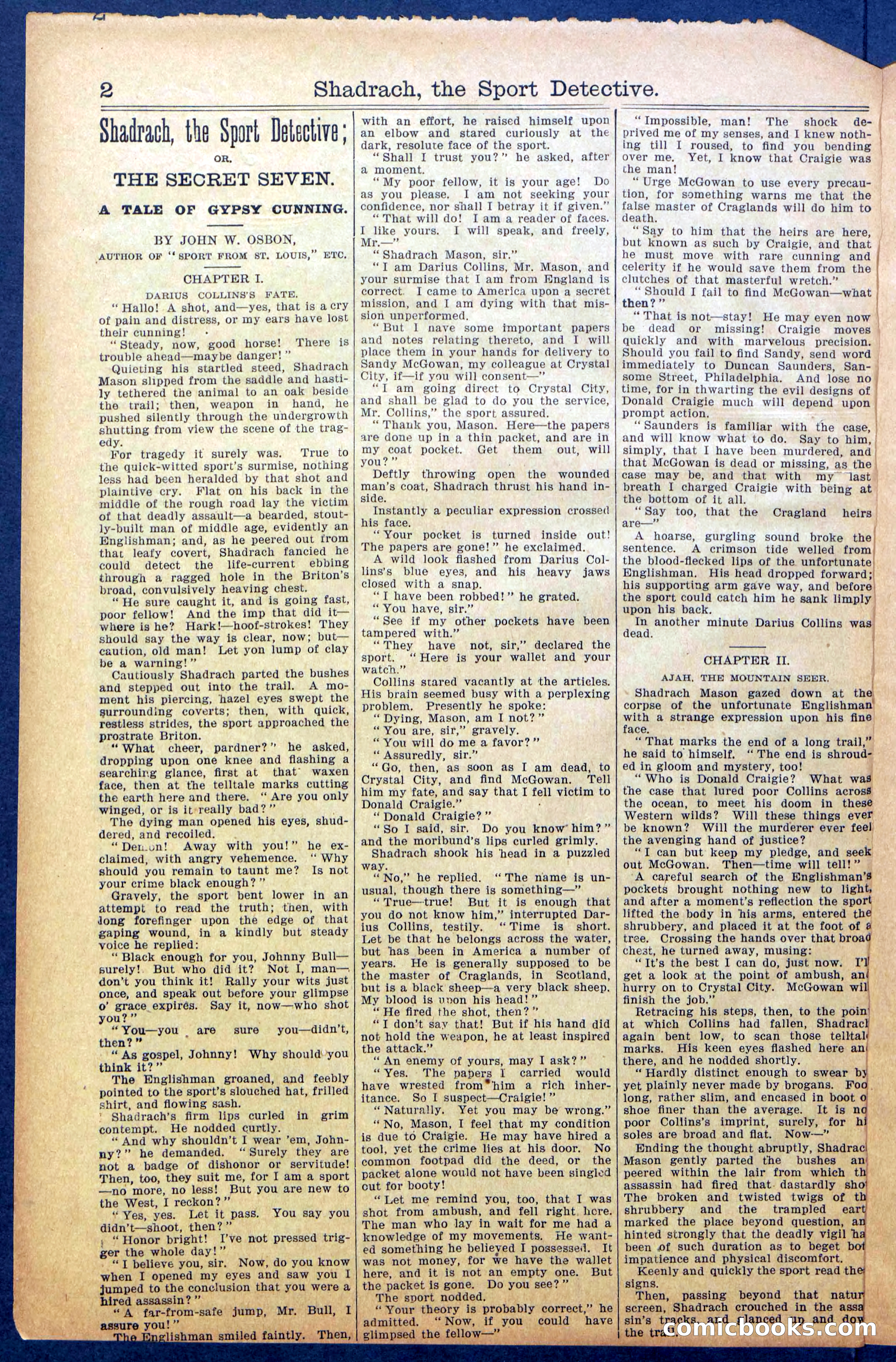 Beadle's New York Dime Library No. 987 — page 4 of 36