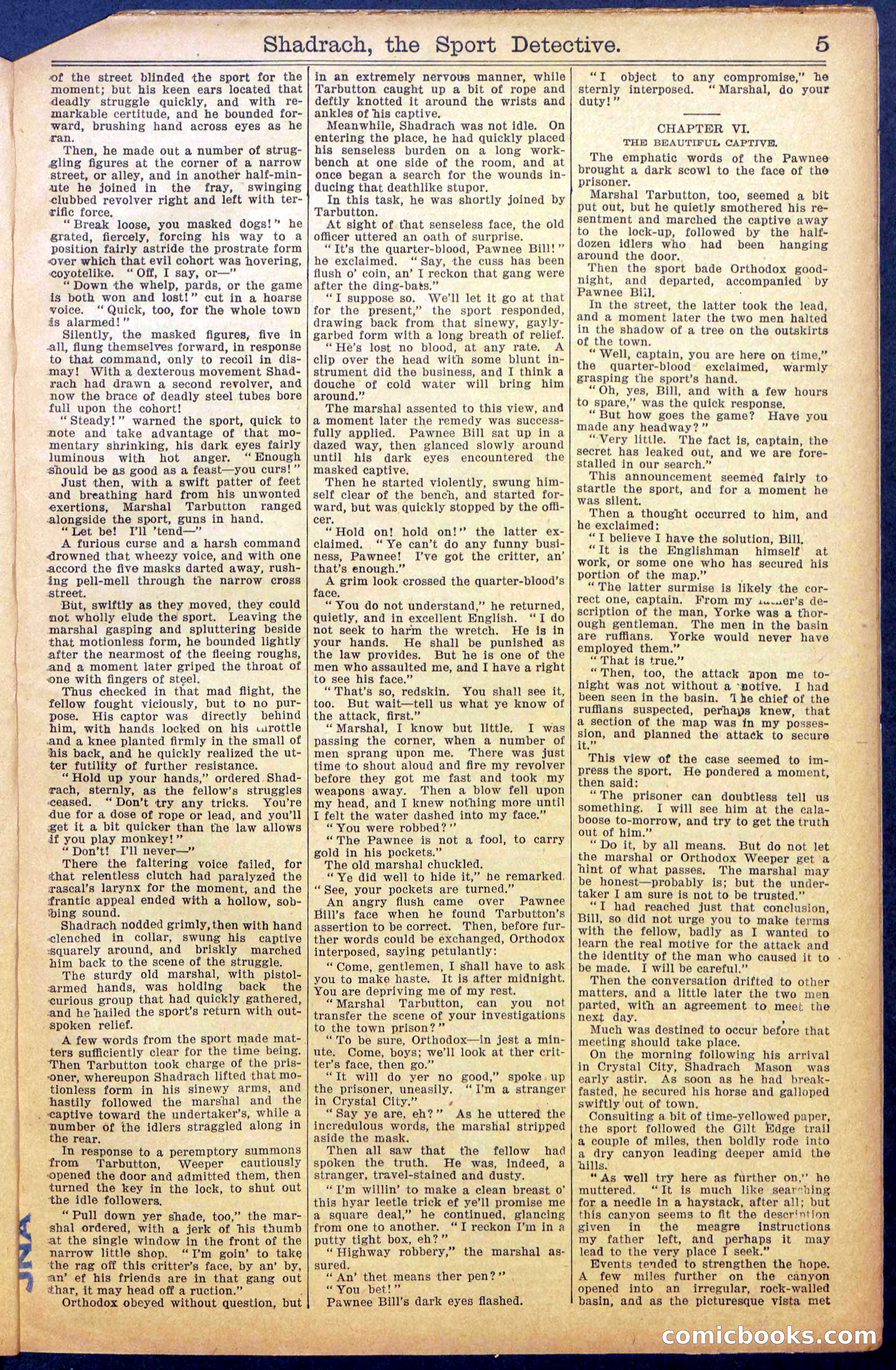 Beadle's New York Dime Library No. 987 — page 7 of 36