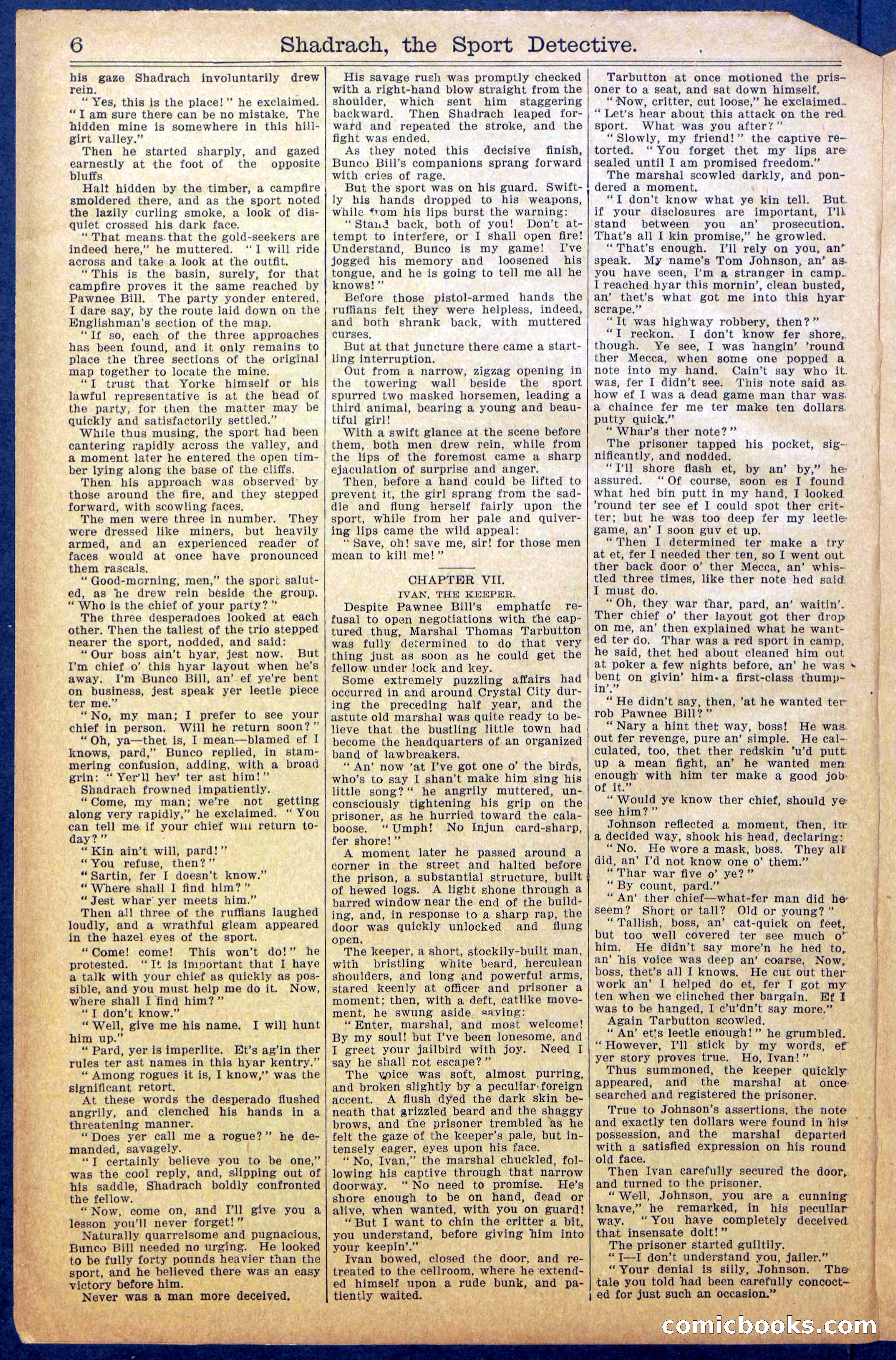 Beadle's New York Dime Library No. 987 — page 8 of 36
