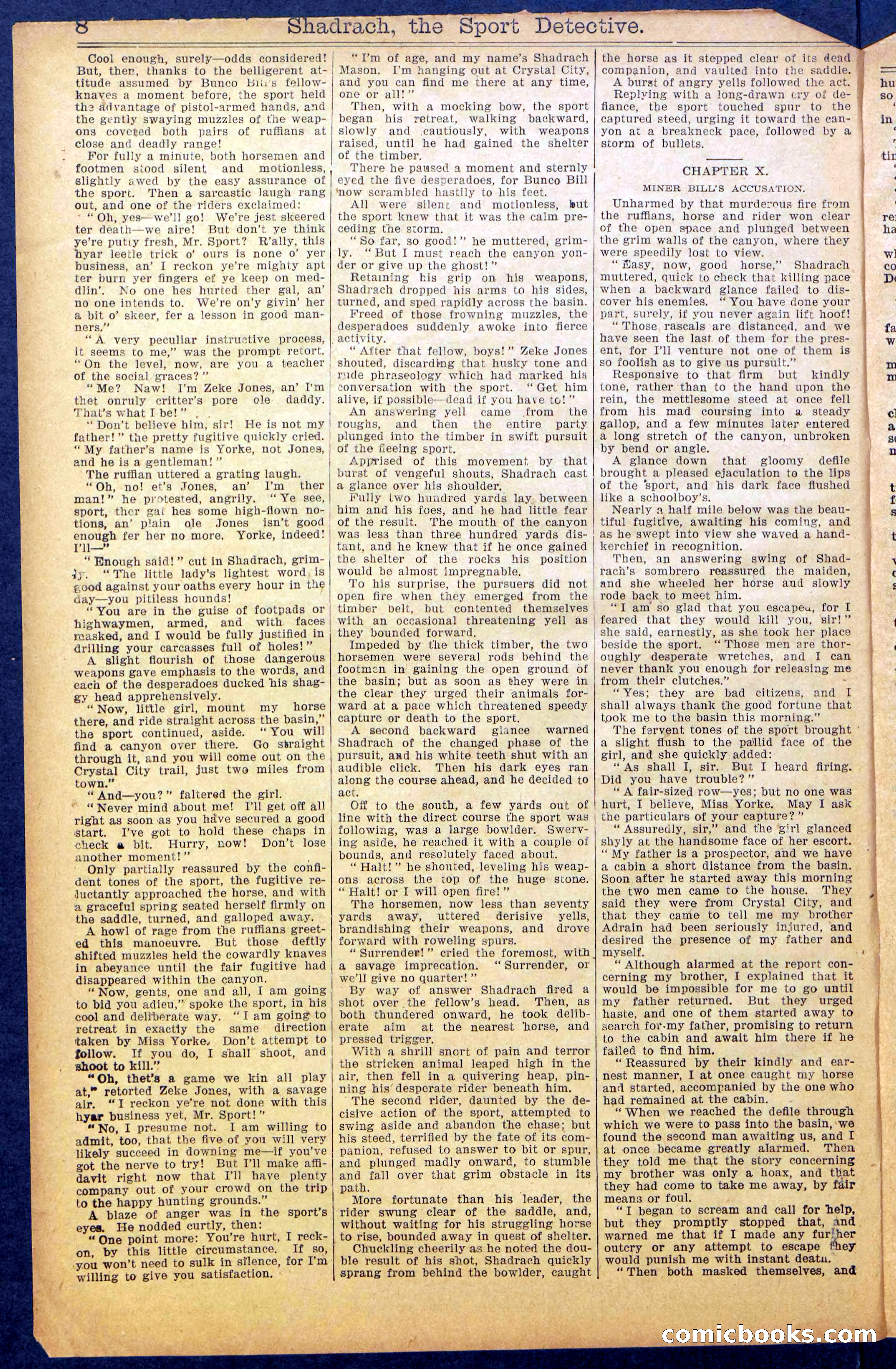 Beadle's New York Dime Library No. 987 — page 10 of 36