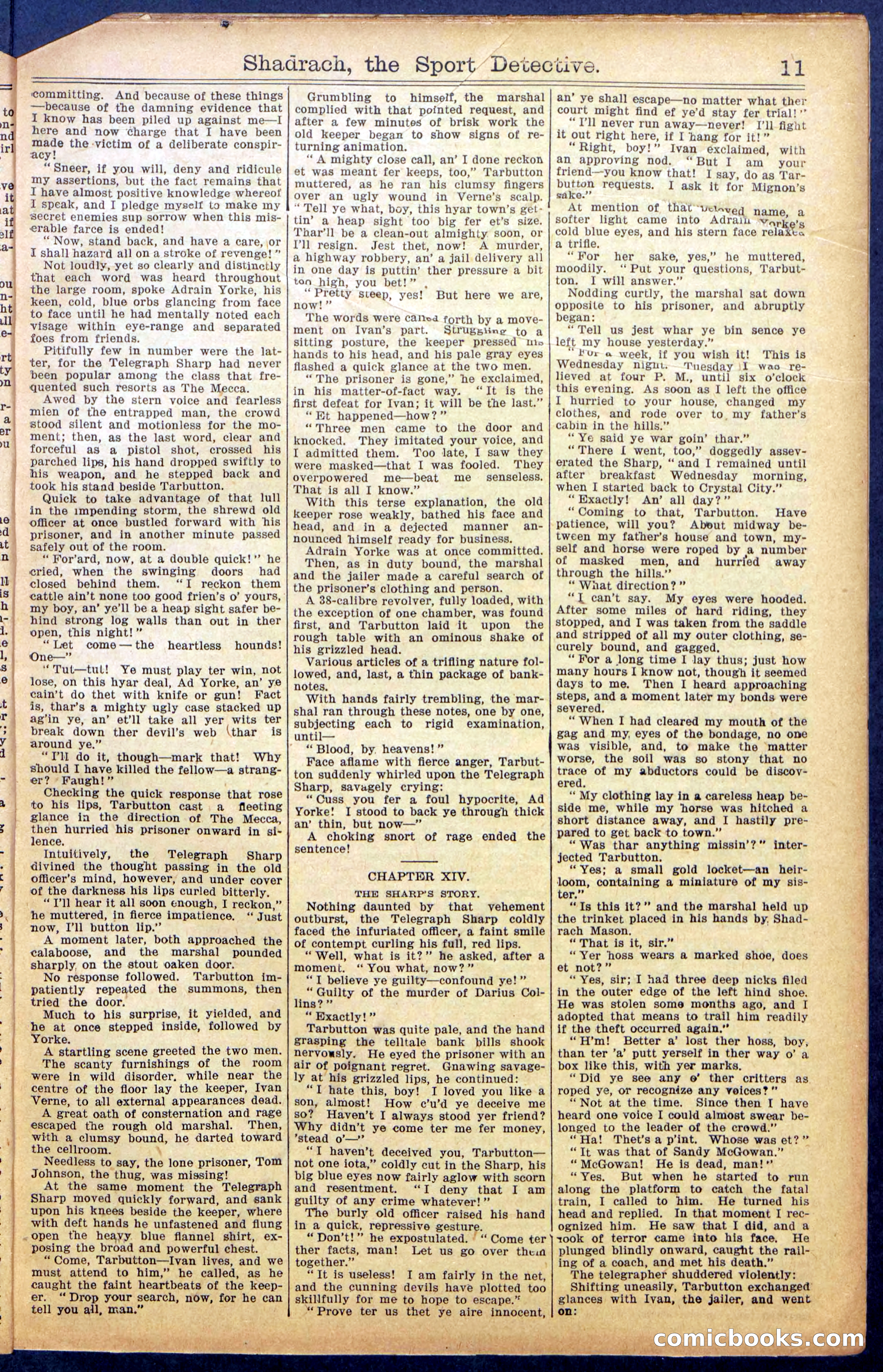 Beadle's New York Dime Library No. 987 — page 13 of 36