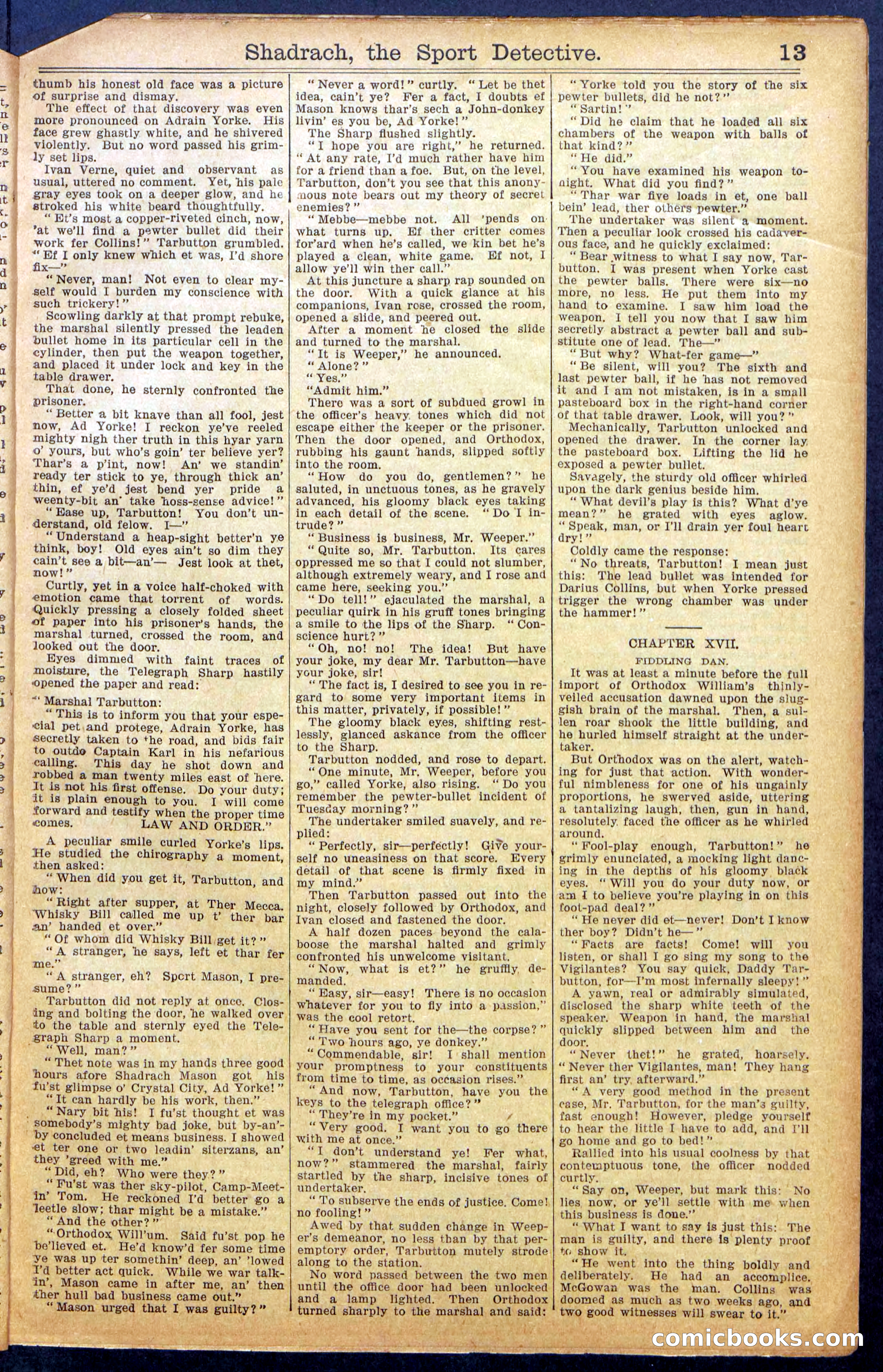 Beadle's New York Dime Library No. 987 — page 15 of 36