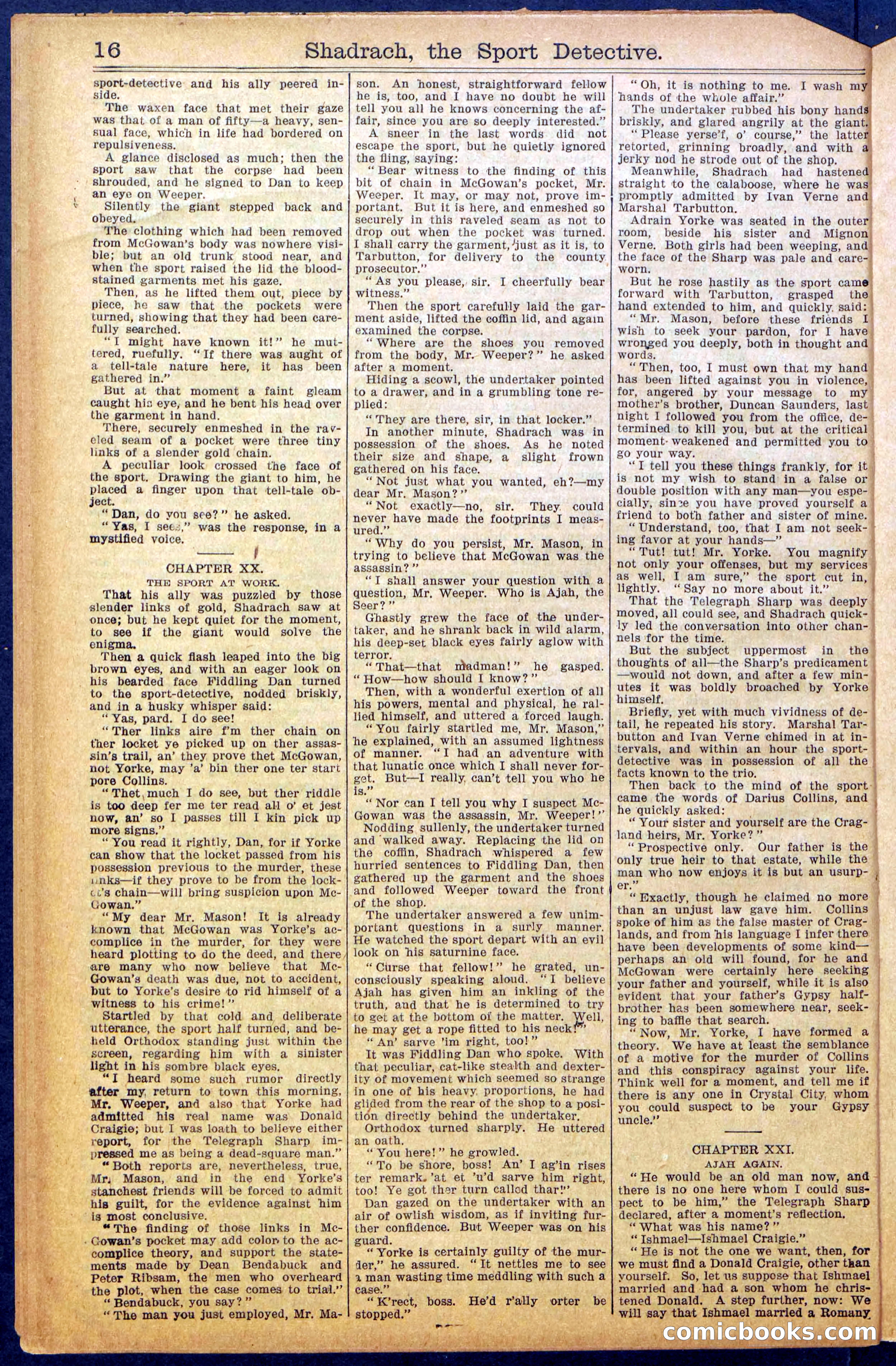 Beadle's New York Dime Library No. 987 — page 18 of 36