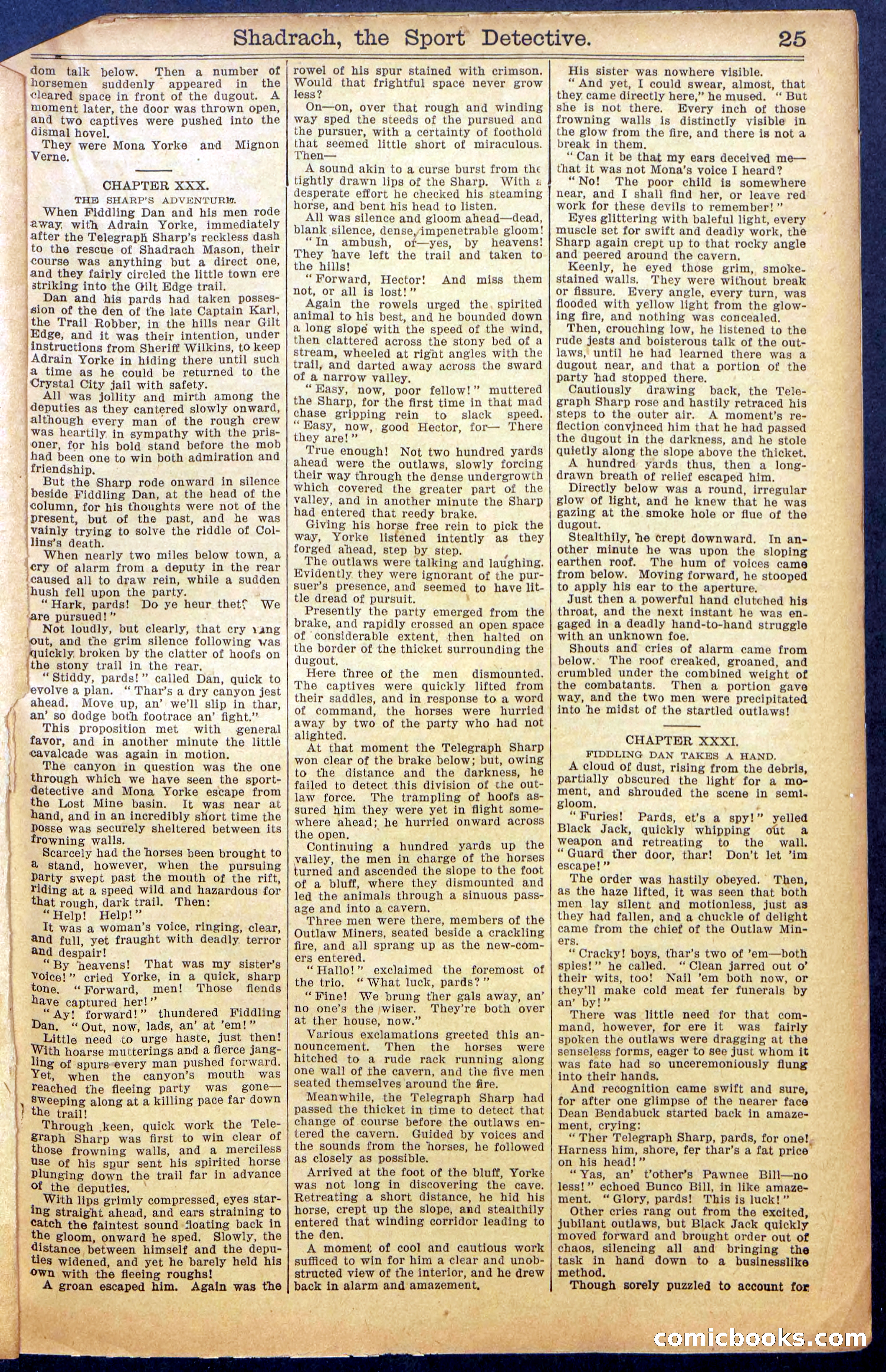 Beadle's New York Dime Library No. 987 — page 27 of 36