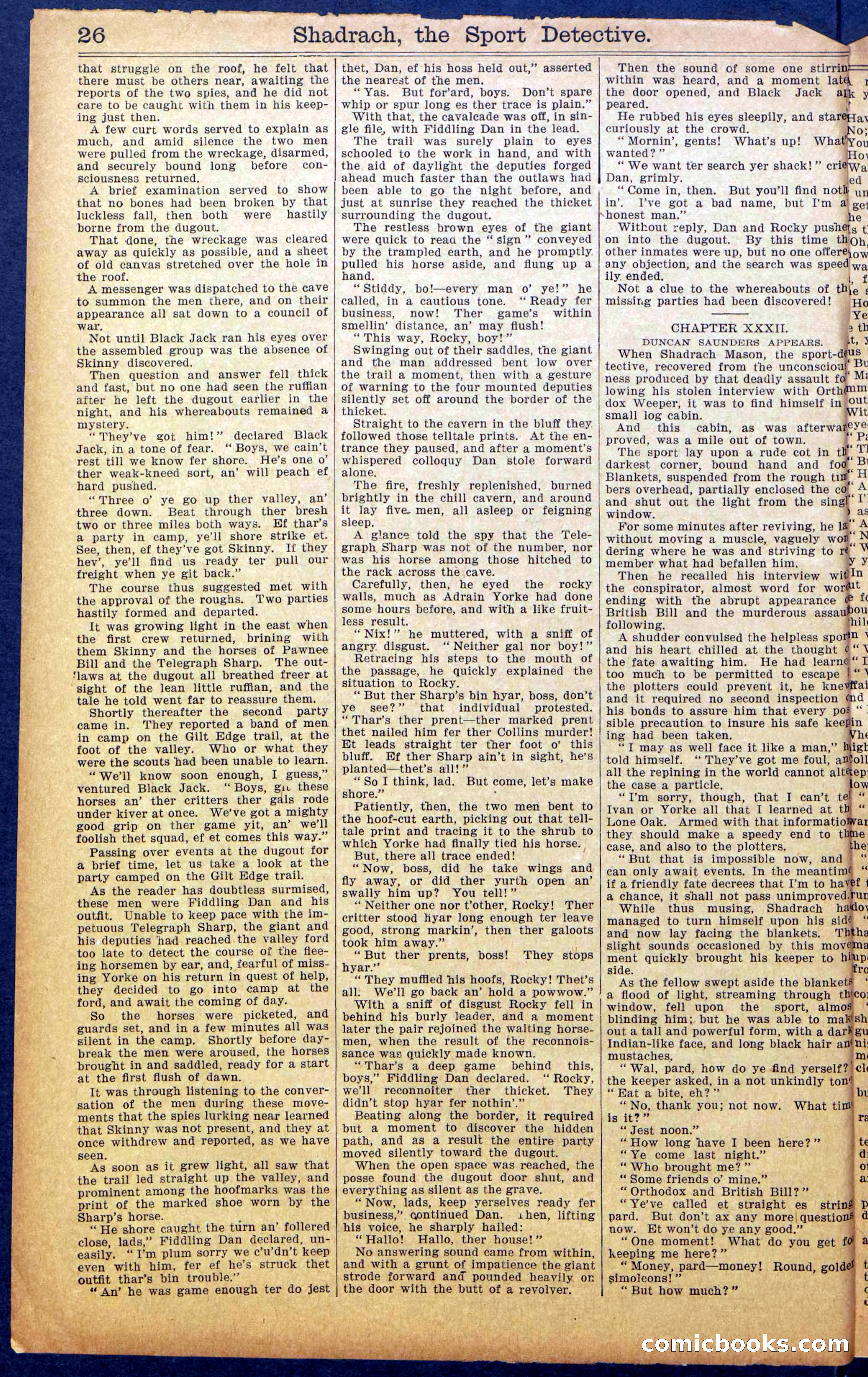 Beadle's New York Dime Library No. 987 — page 28 of 36