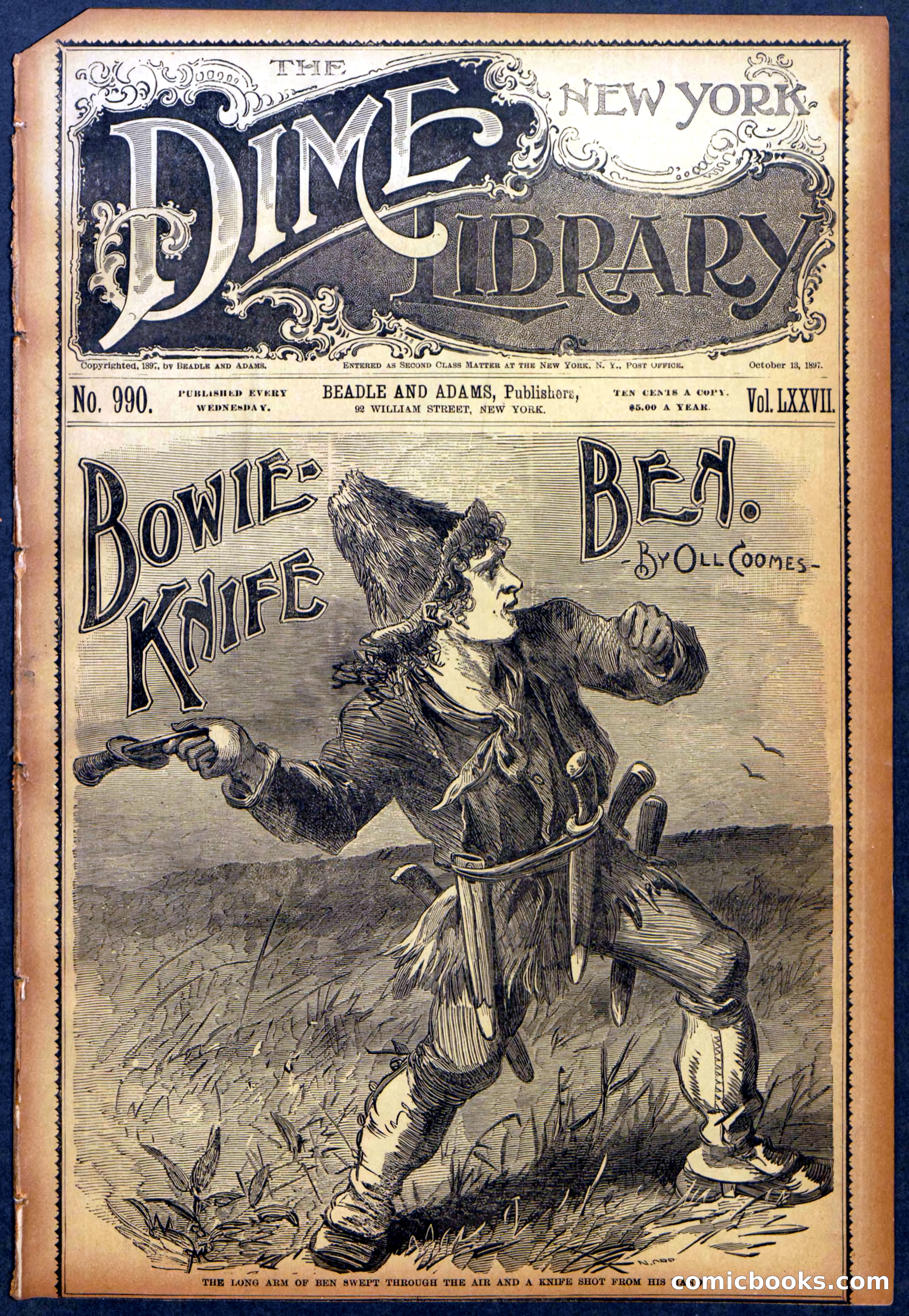 Beadle's New York Dime Library No. 990 — page 1 of 44