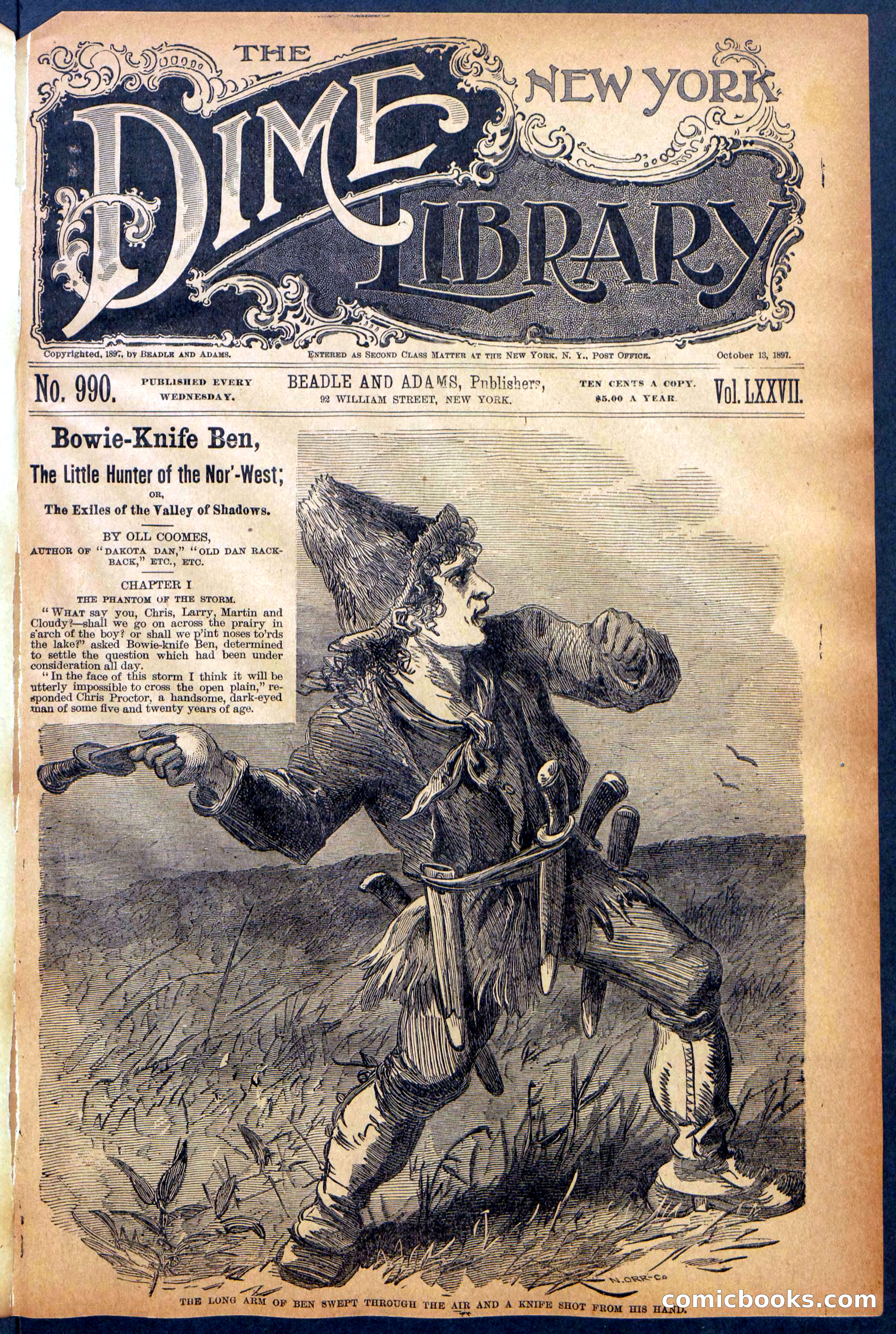 Beadle's New York Dime Library No. 990 — page 3 of 44
