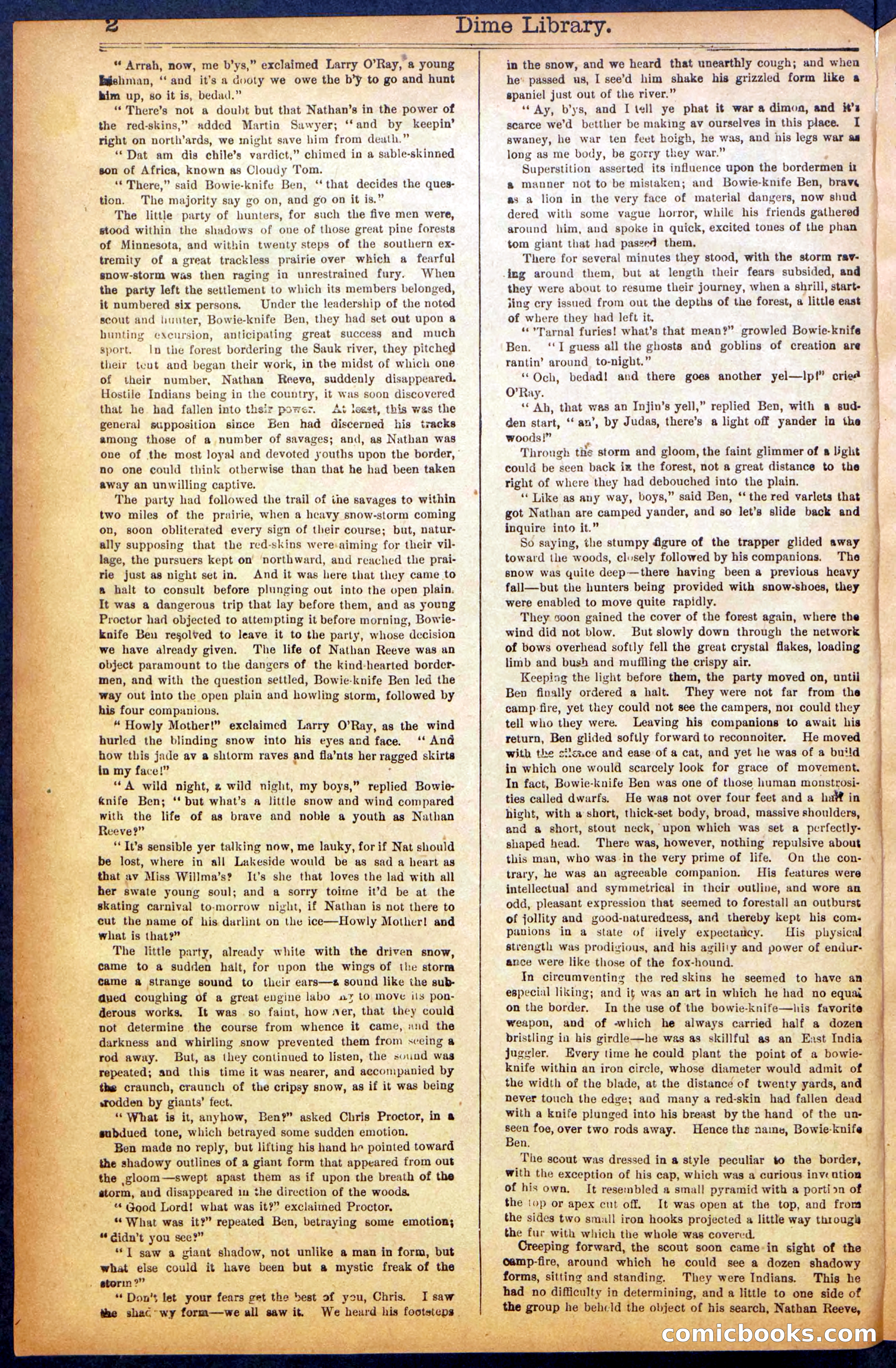 Beadle's New York Dime Library No. 990 — page 4 of 44