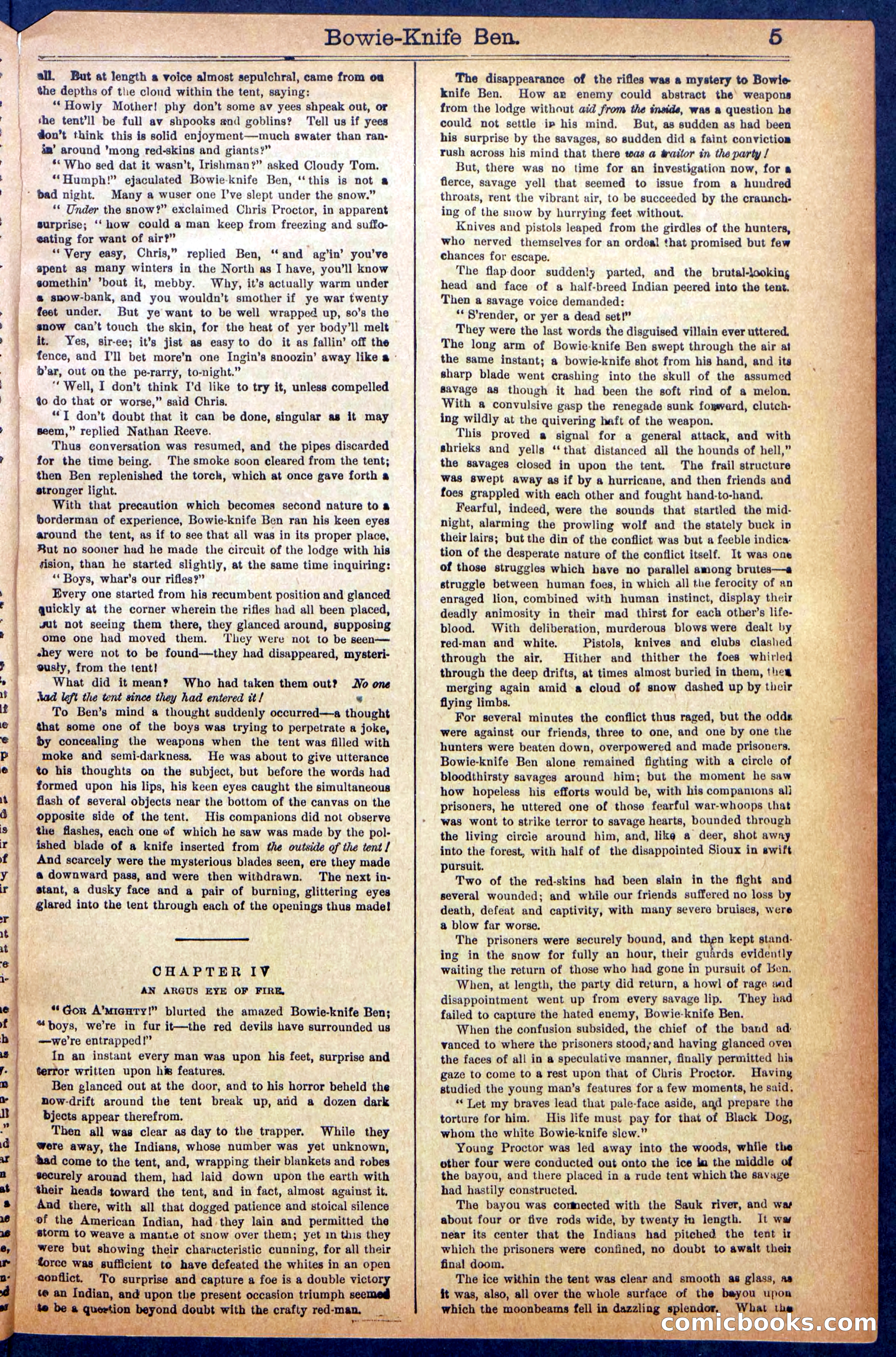 Beadle's New York Dime Library No. 990 — page 7 of 44