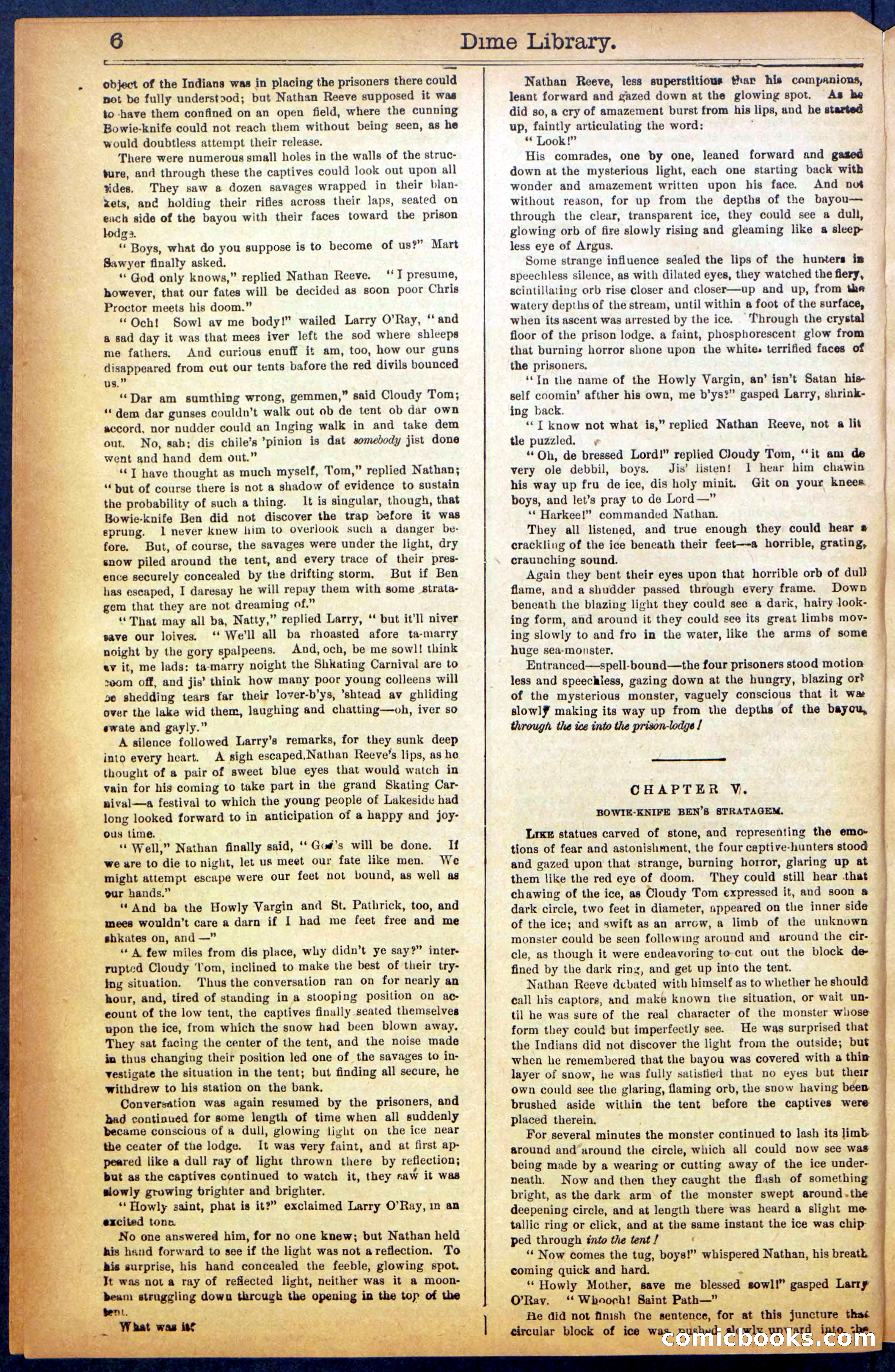 Beadle's New York Dime Library No. 990 — page 8 of 44