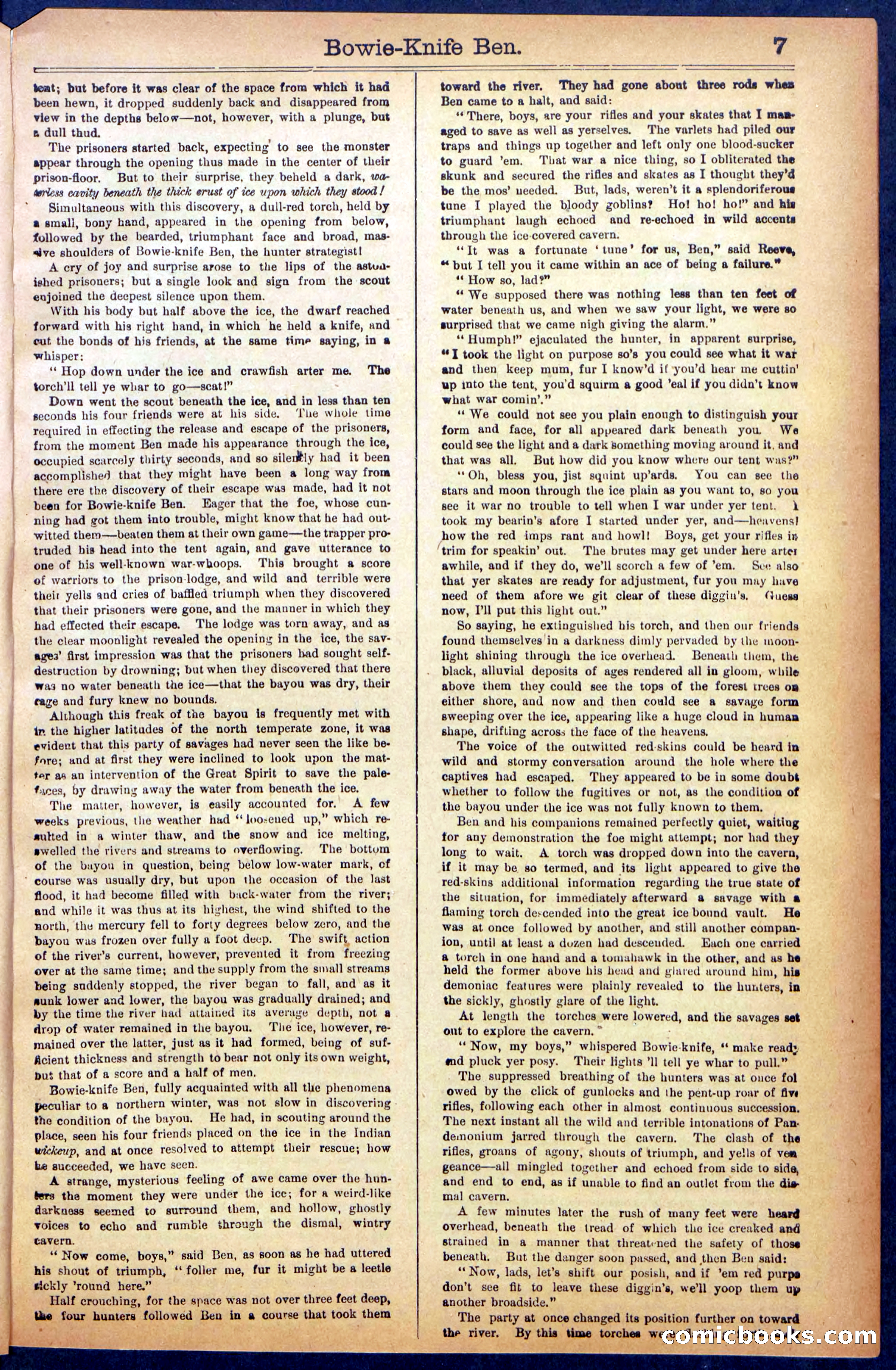 Beadle's New York Dime Library No. 990 — page 9 of 44