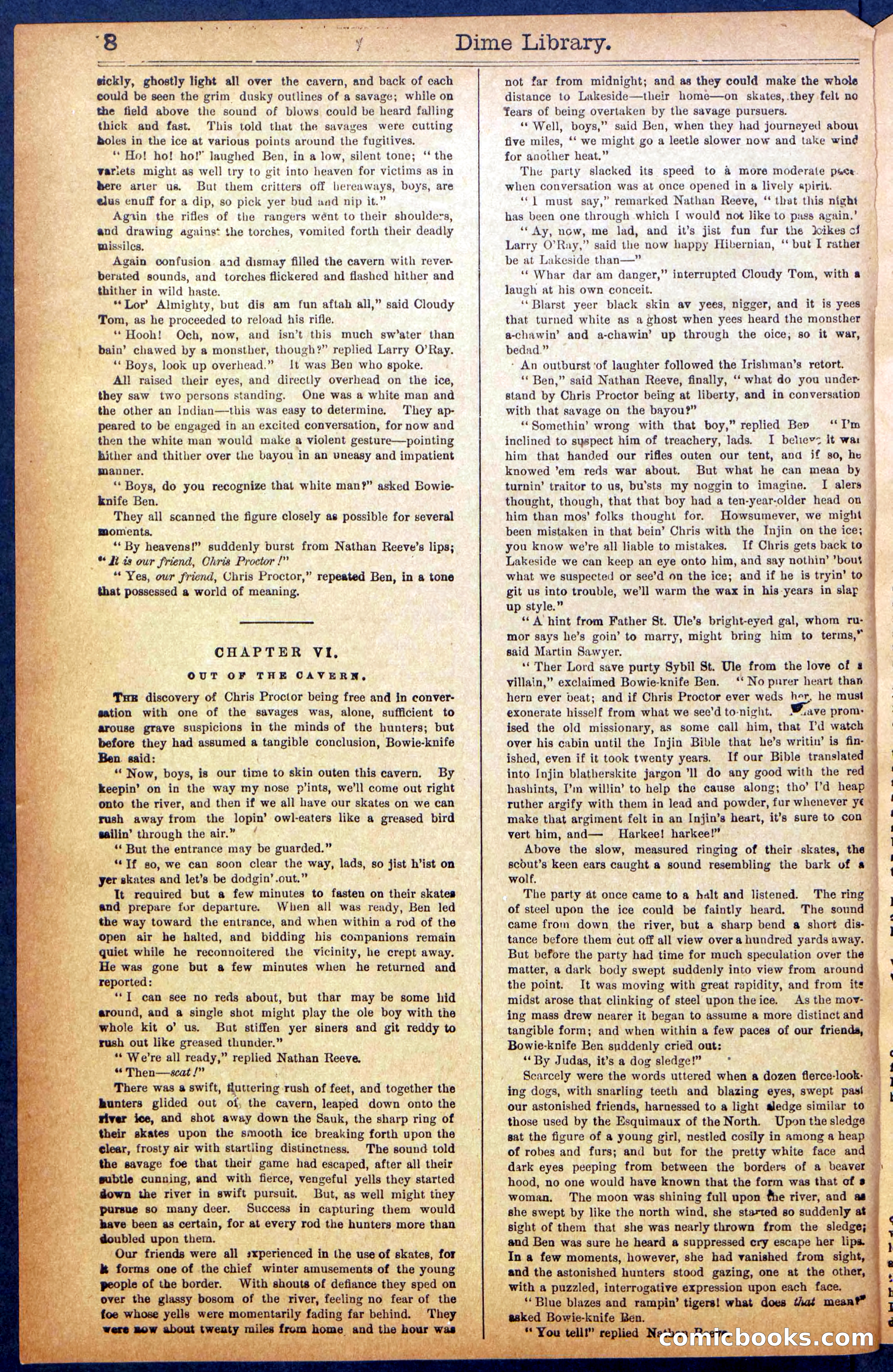 Beadle's New York Dime Library No. 990 — page 10 of 44