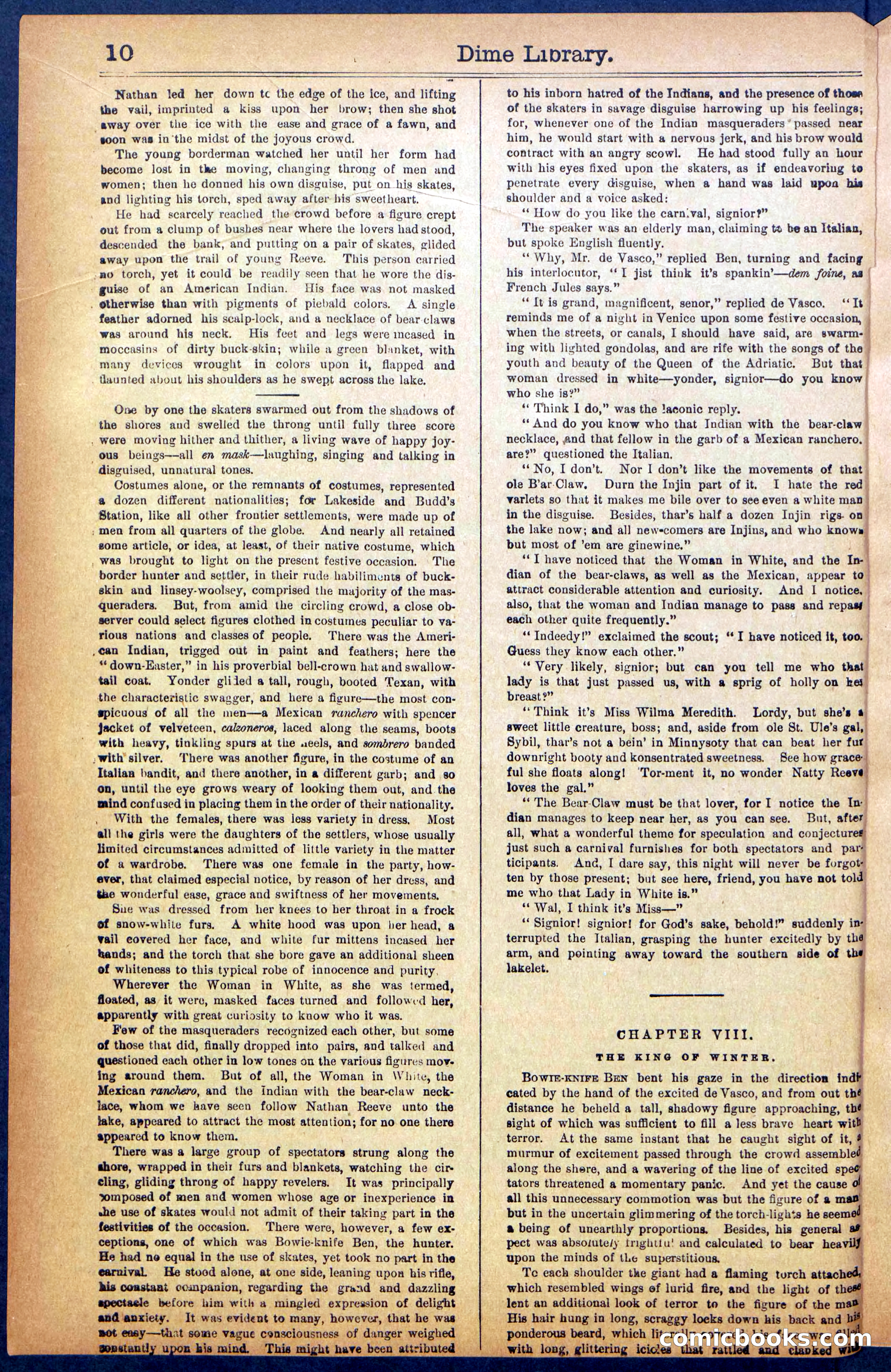 Beadle's New York Dime Library No. 990 — page 12 of 44