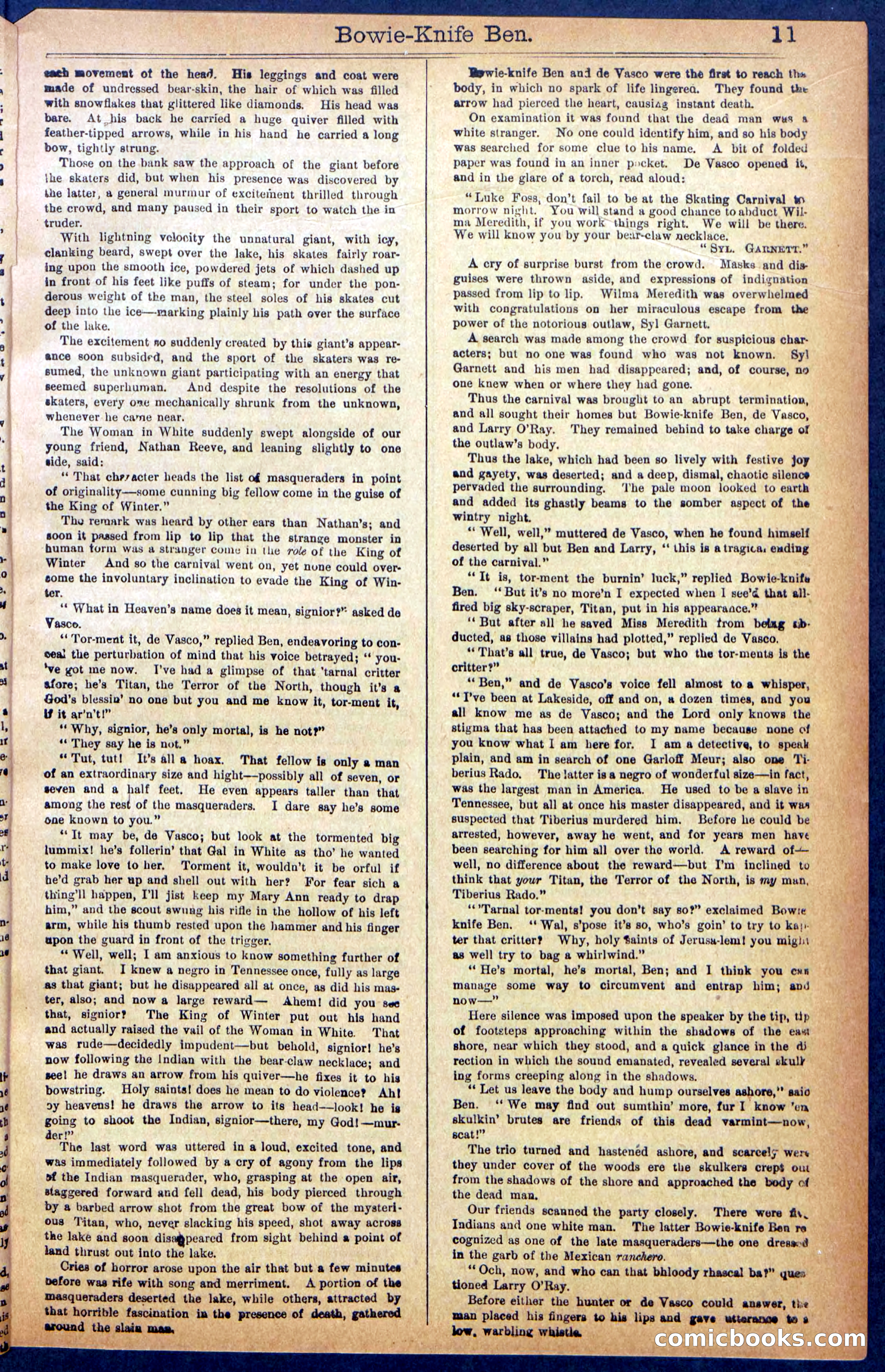 Beadle's New York Dime Library No. 990 — page 13 of 44