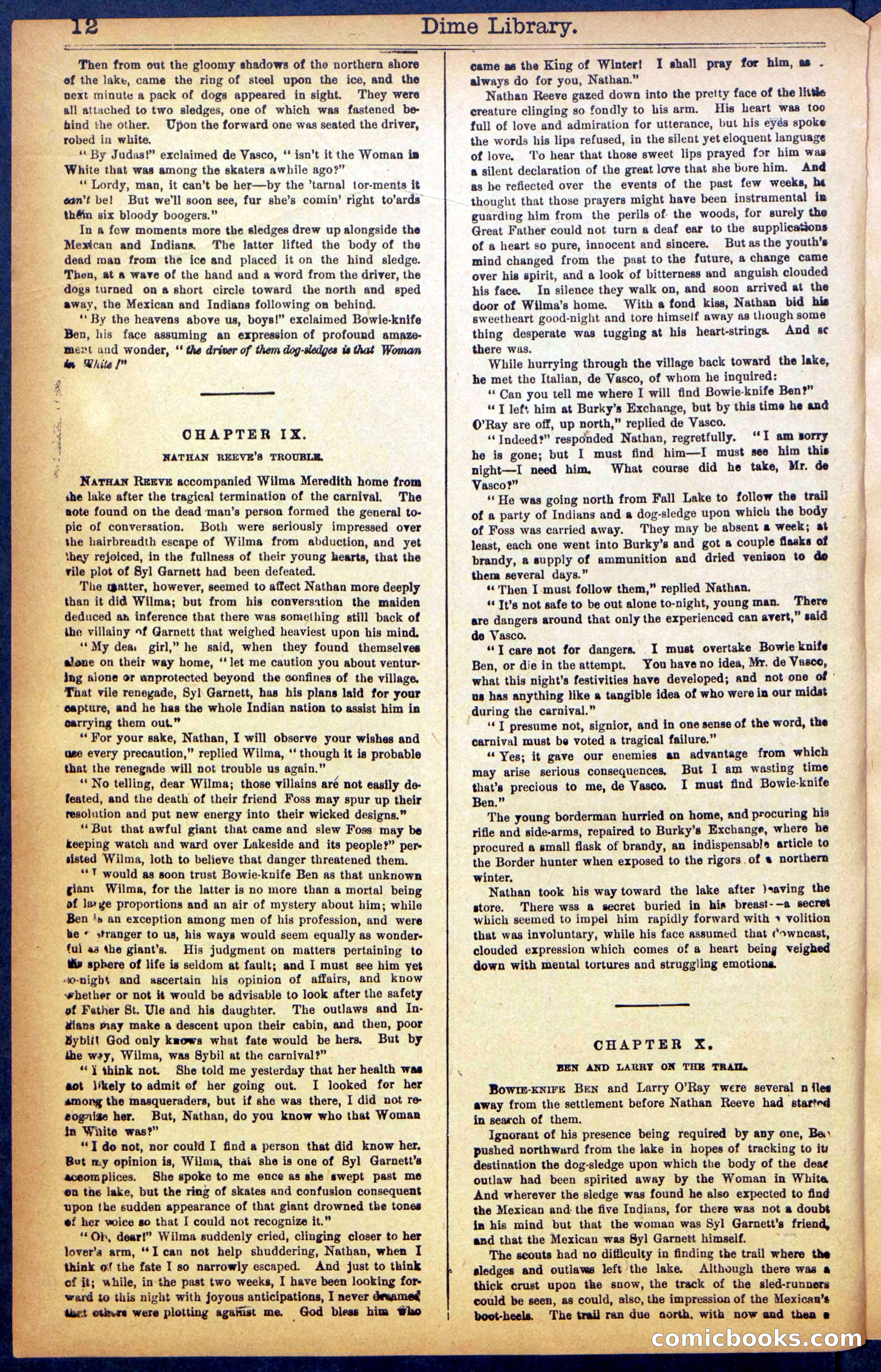 Beadle's New York Dime Library No. 990 — page 14 of 44