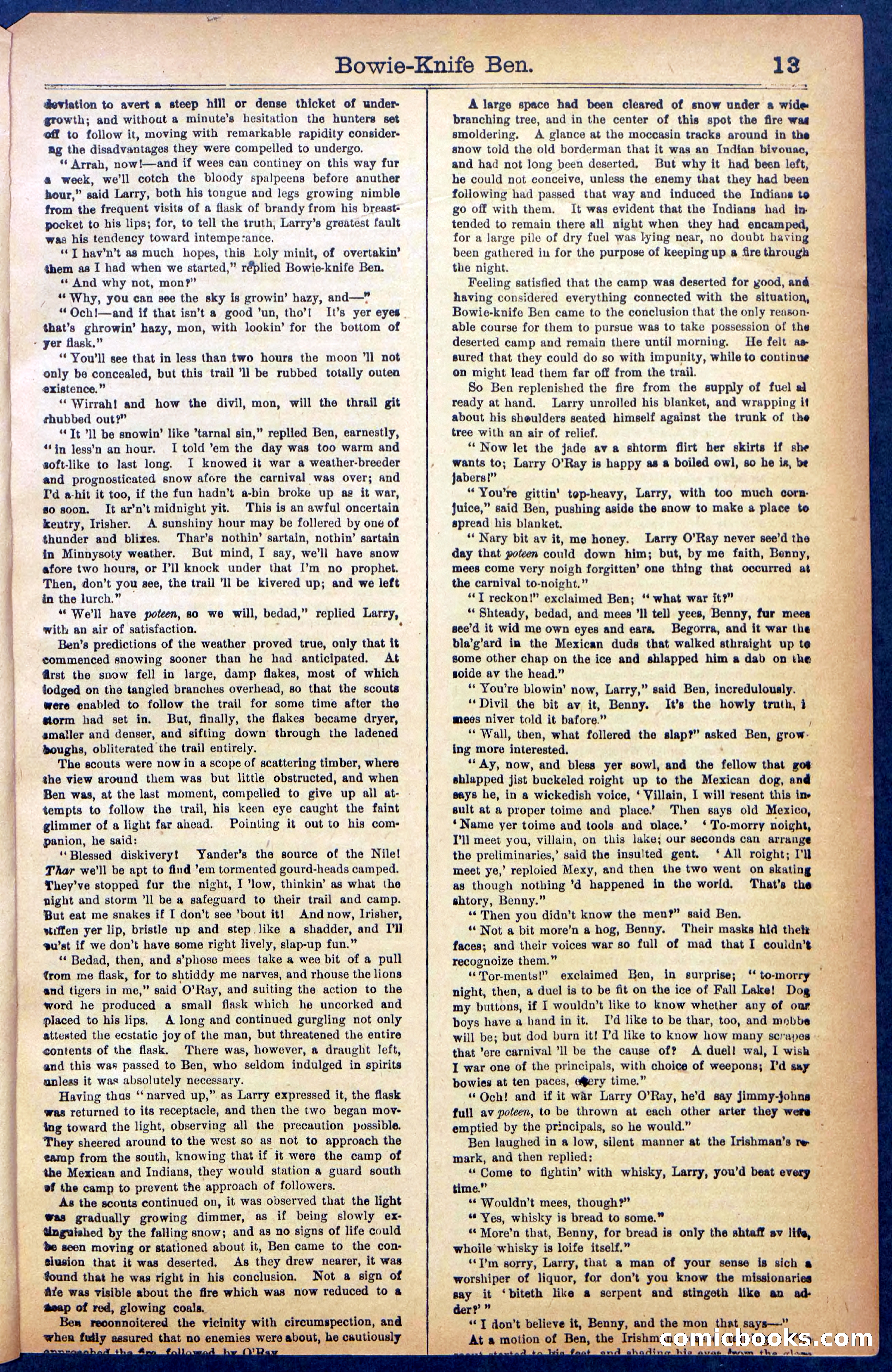 Beadle's New York Dime Library No. 990 — page 15 of 44
