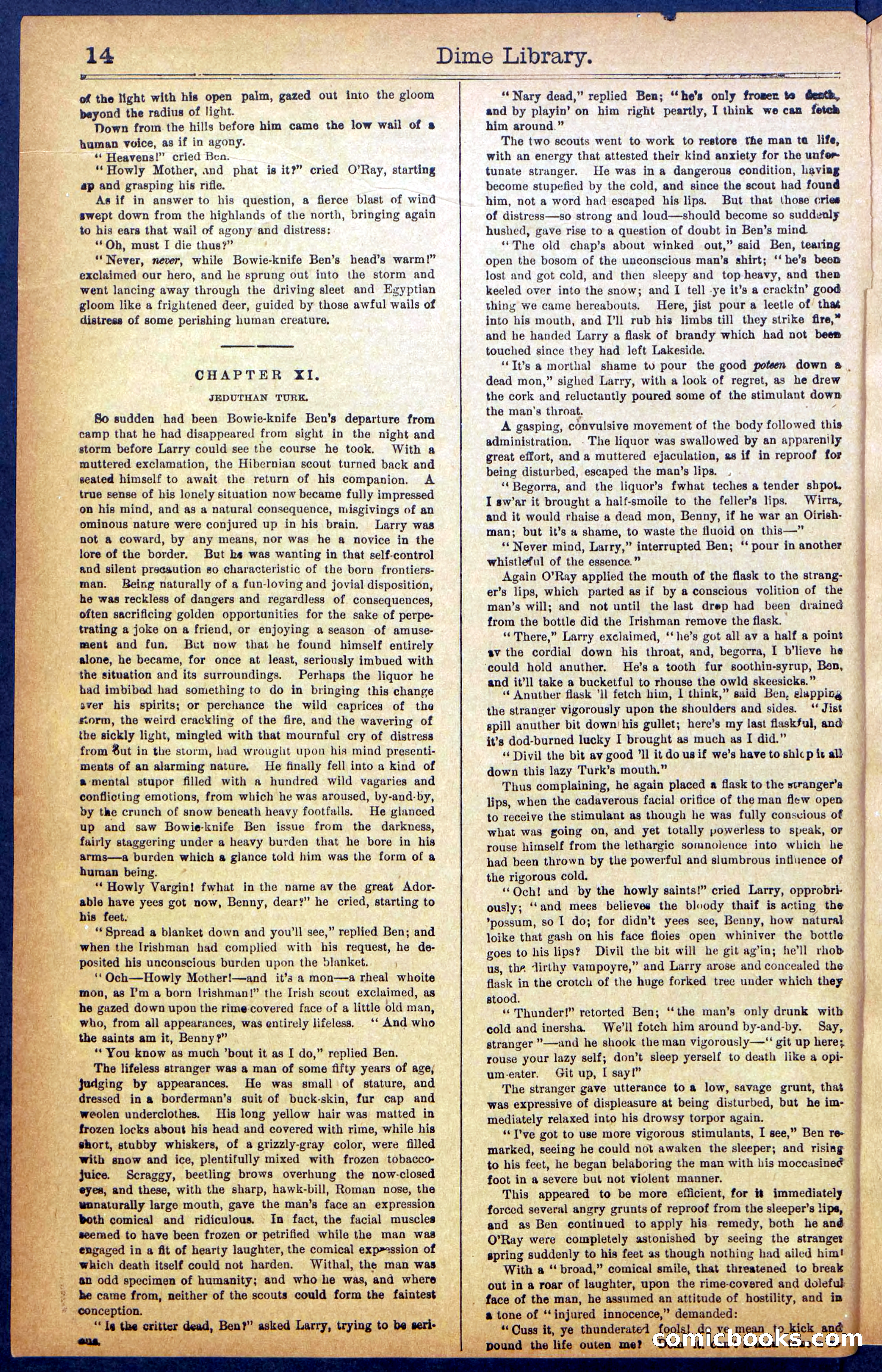 Beadle's New York Dime Library No. 990 — page 16 of 44