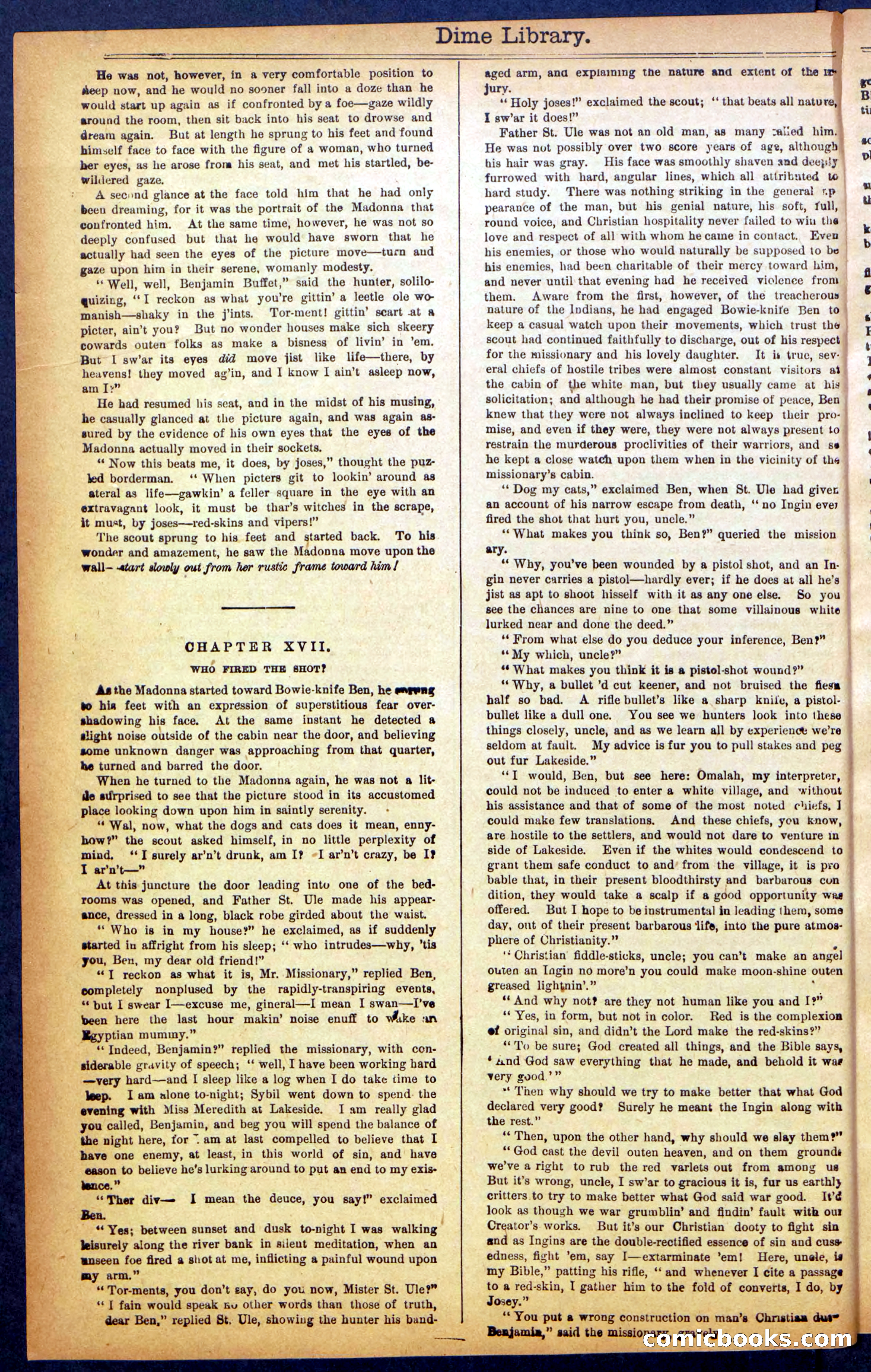Beadle's New York Dime Library No. 990 — page 22 of 44