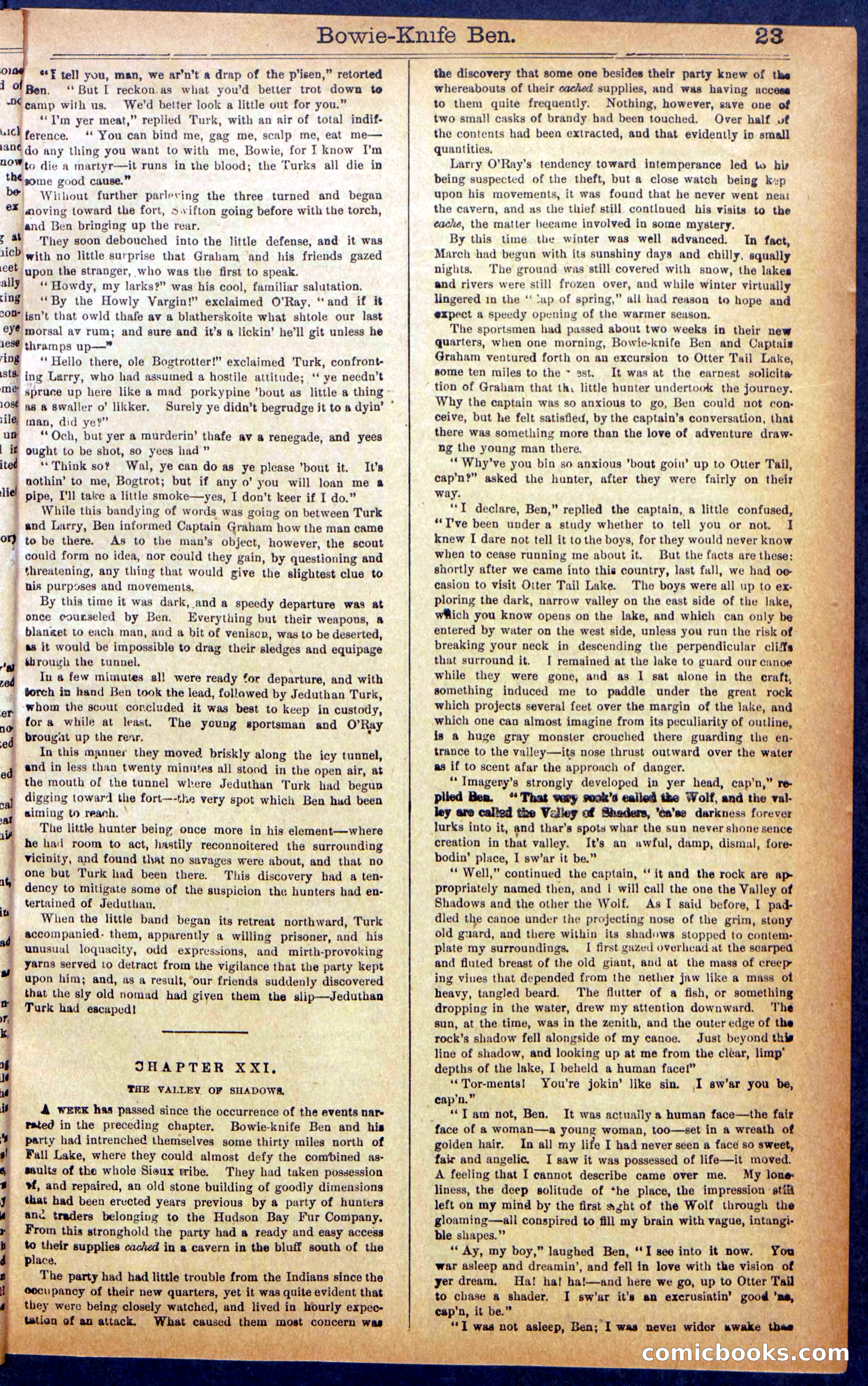 Beadle's New York Dime Library No. 990 — page 25 of 44