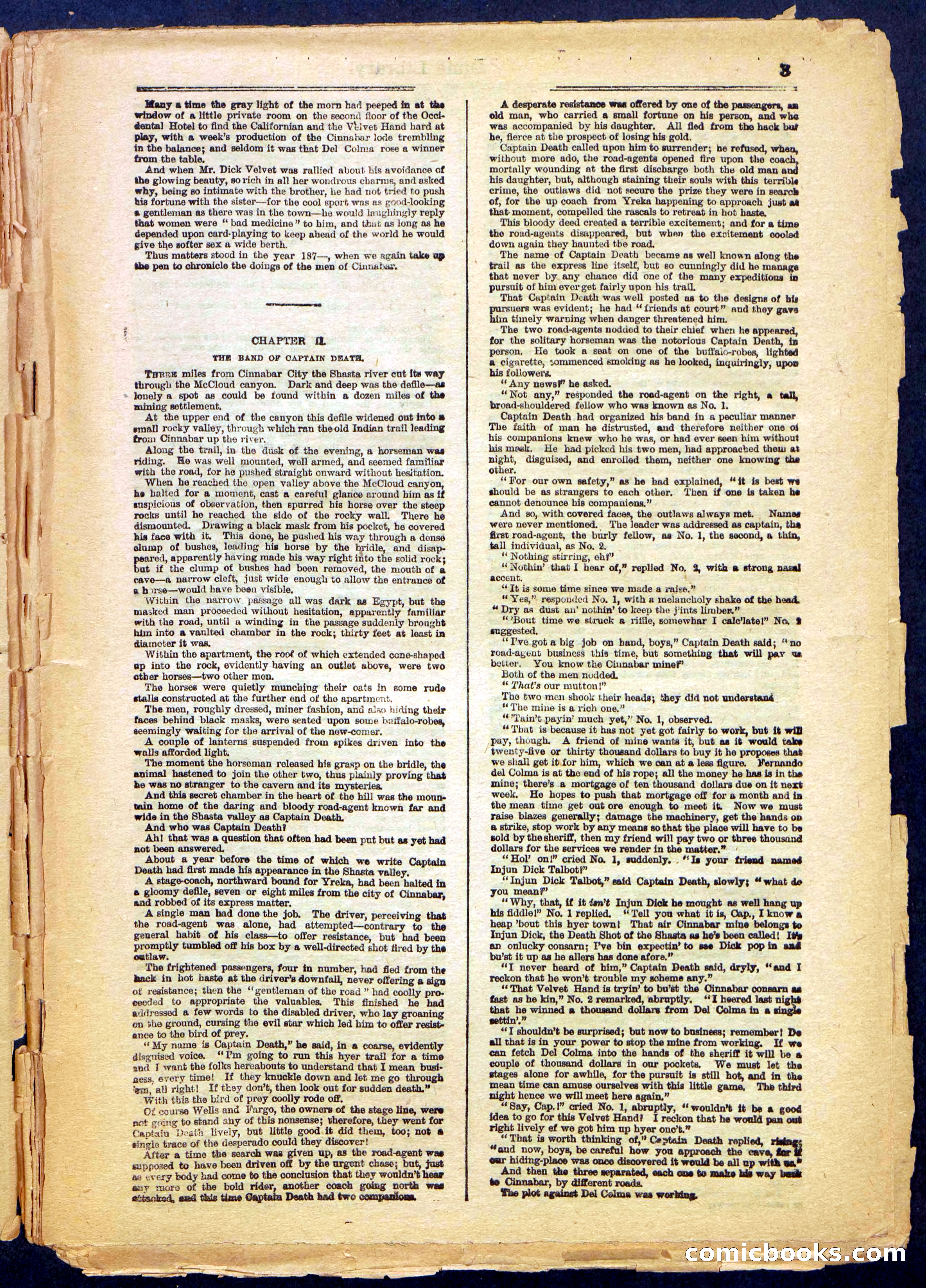 Beadle's New York Dime Library, No. 999 — page 3 of 32