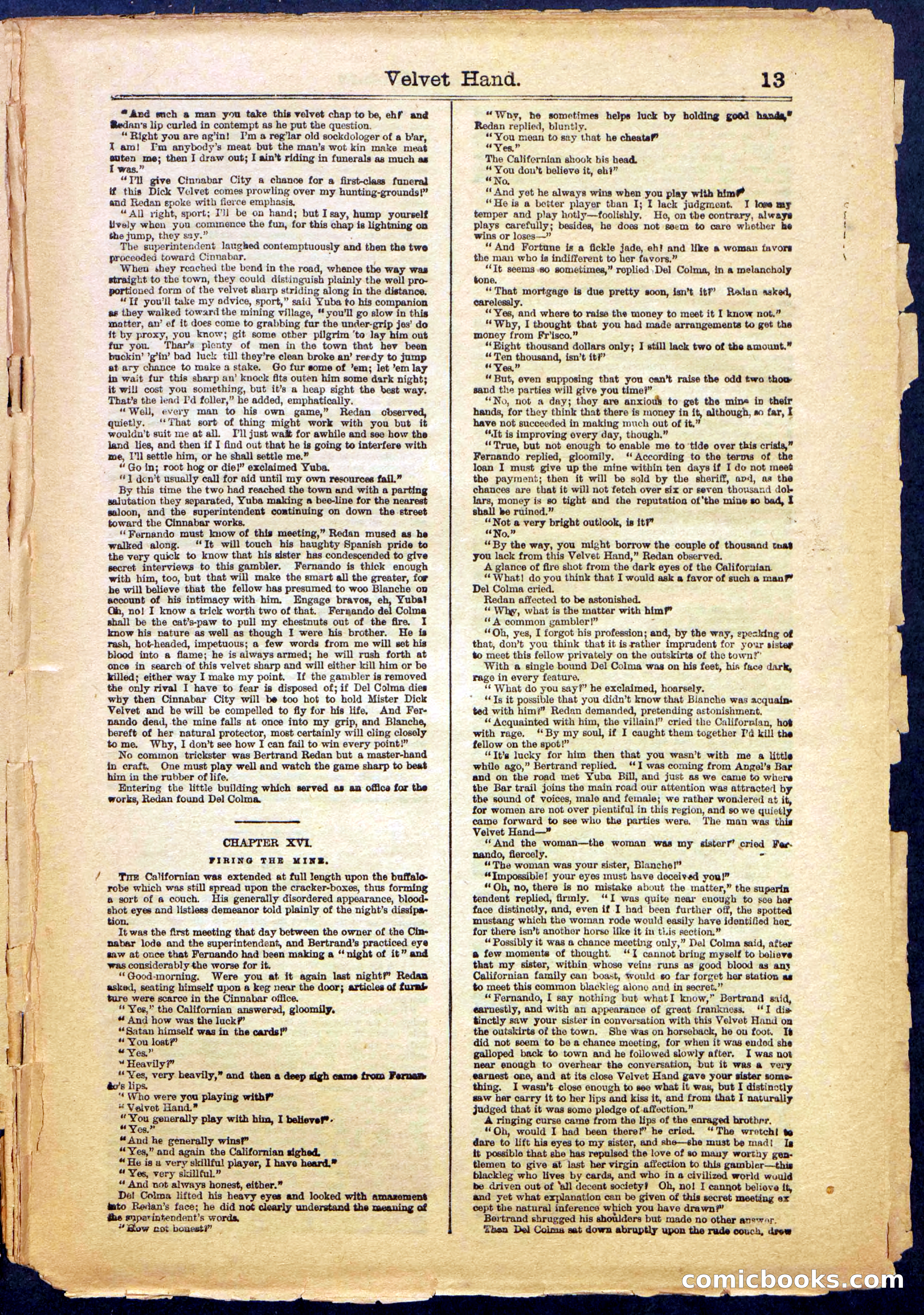 Beadle's New York Dime Library, No. 999 — page 13 of 32
