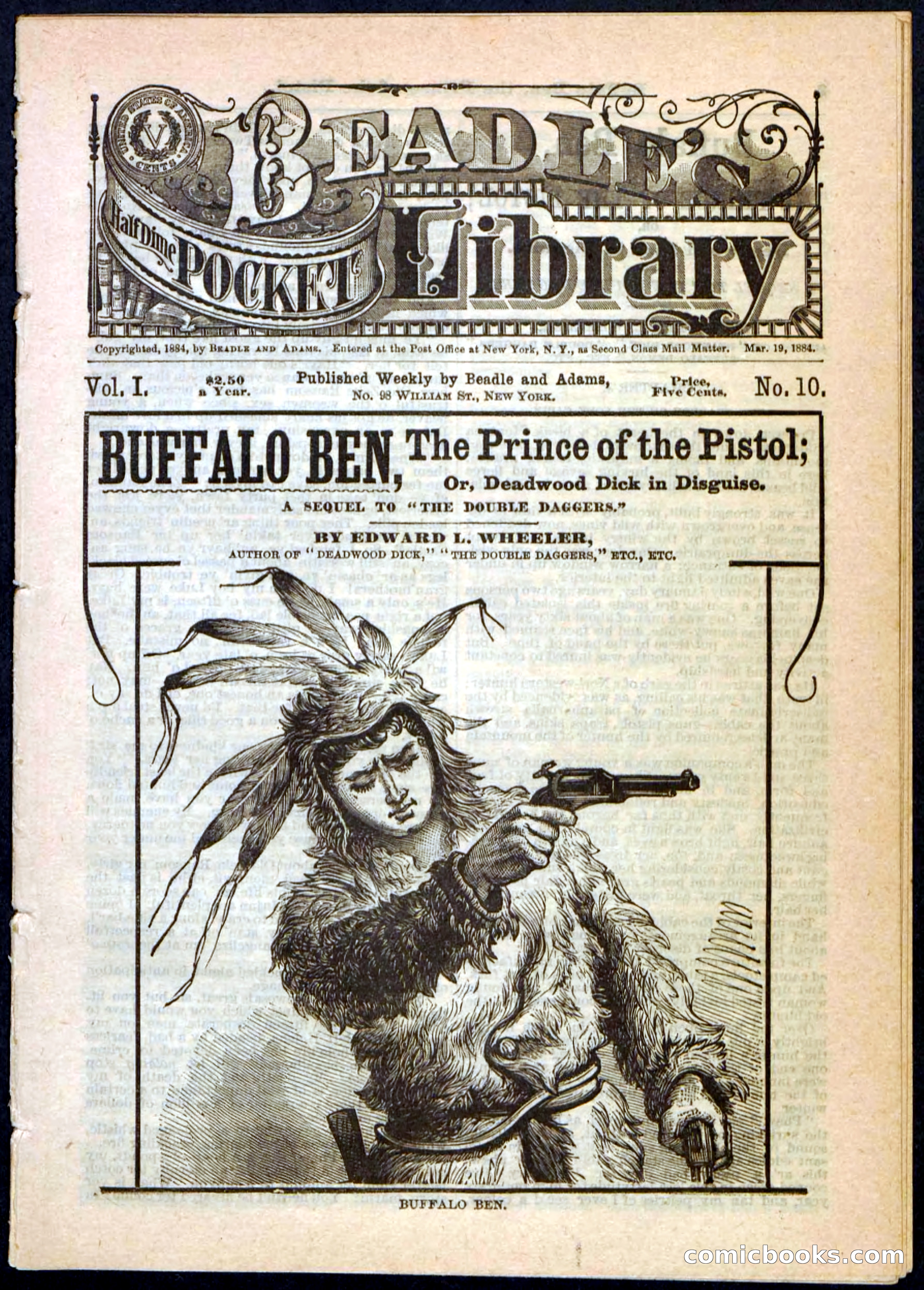 Beadle's Pocket Library, No. 10 — page 1 of 32