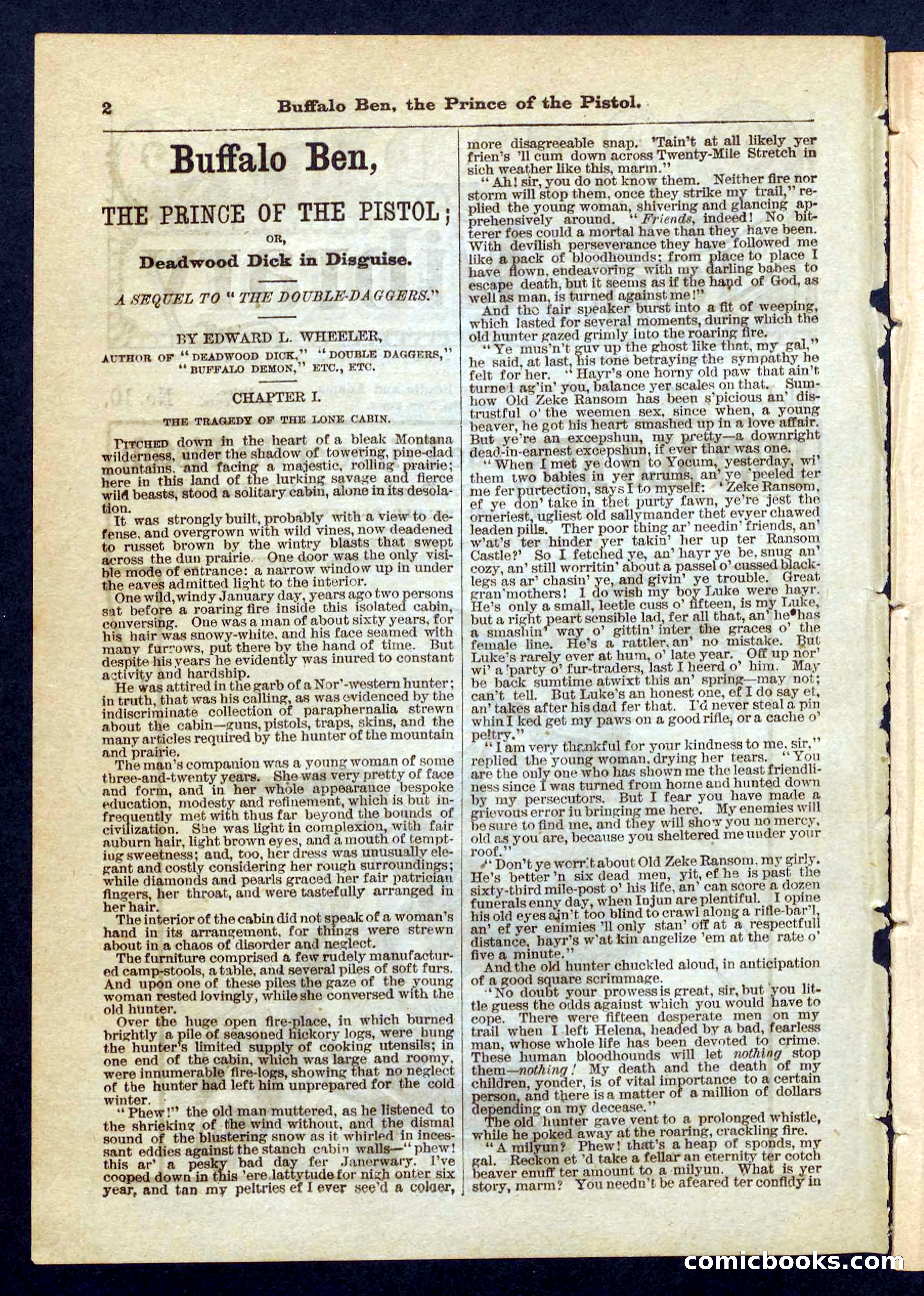 Beadle's Pocket Library, No. 10 — page 2 of 32