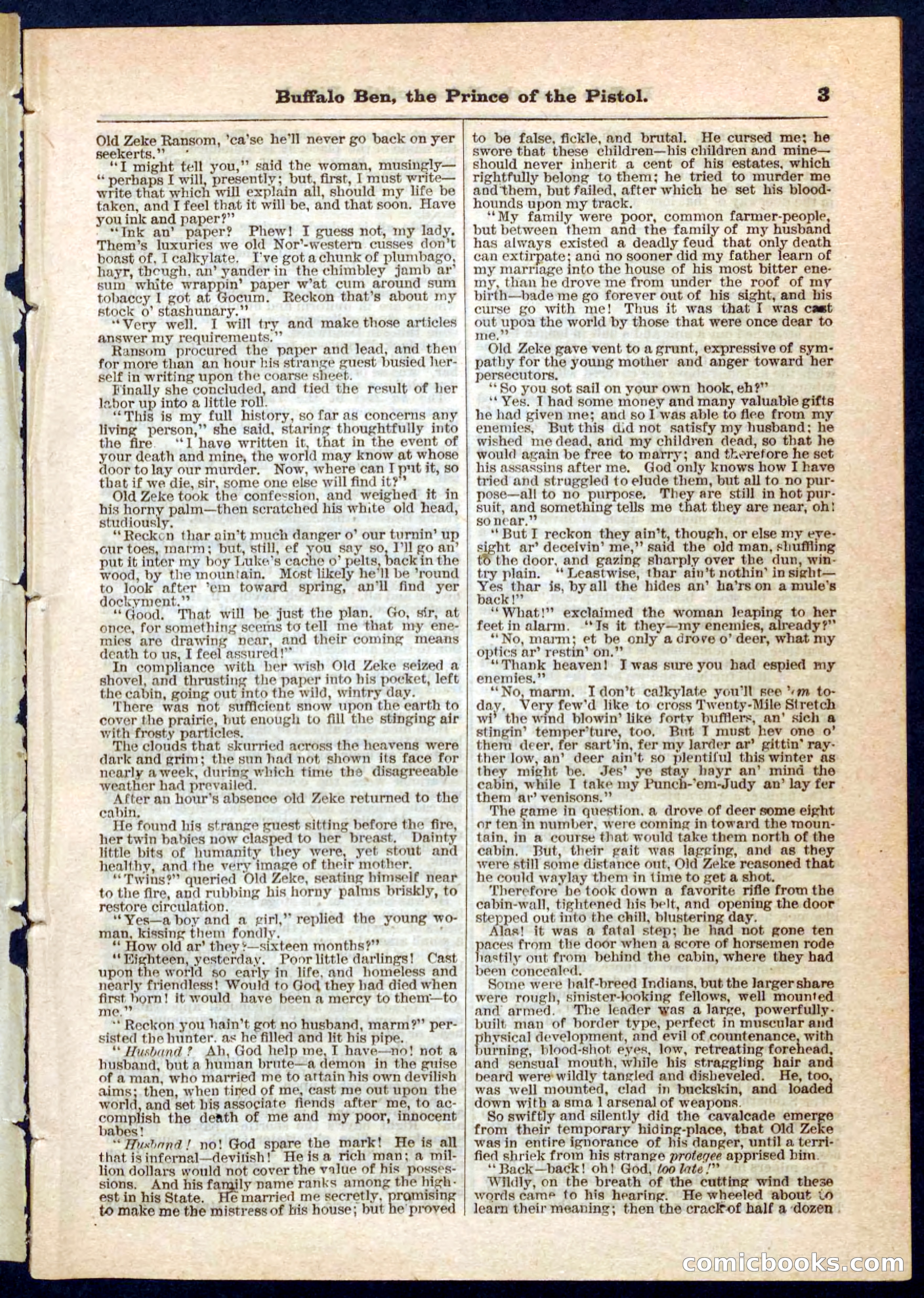 Beadle's Pocket Library, No. 10 — page 3 of 32