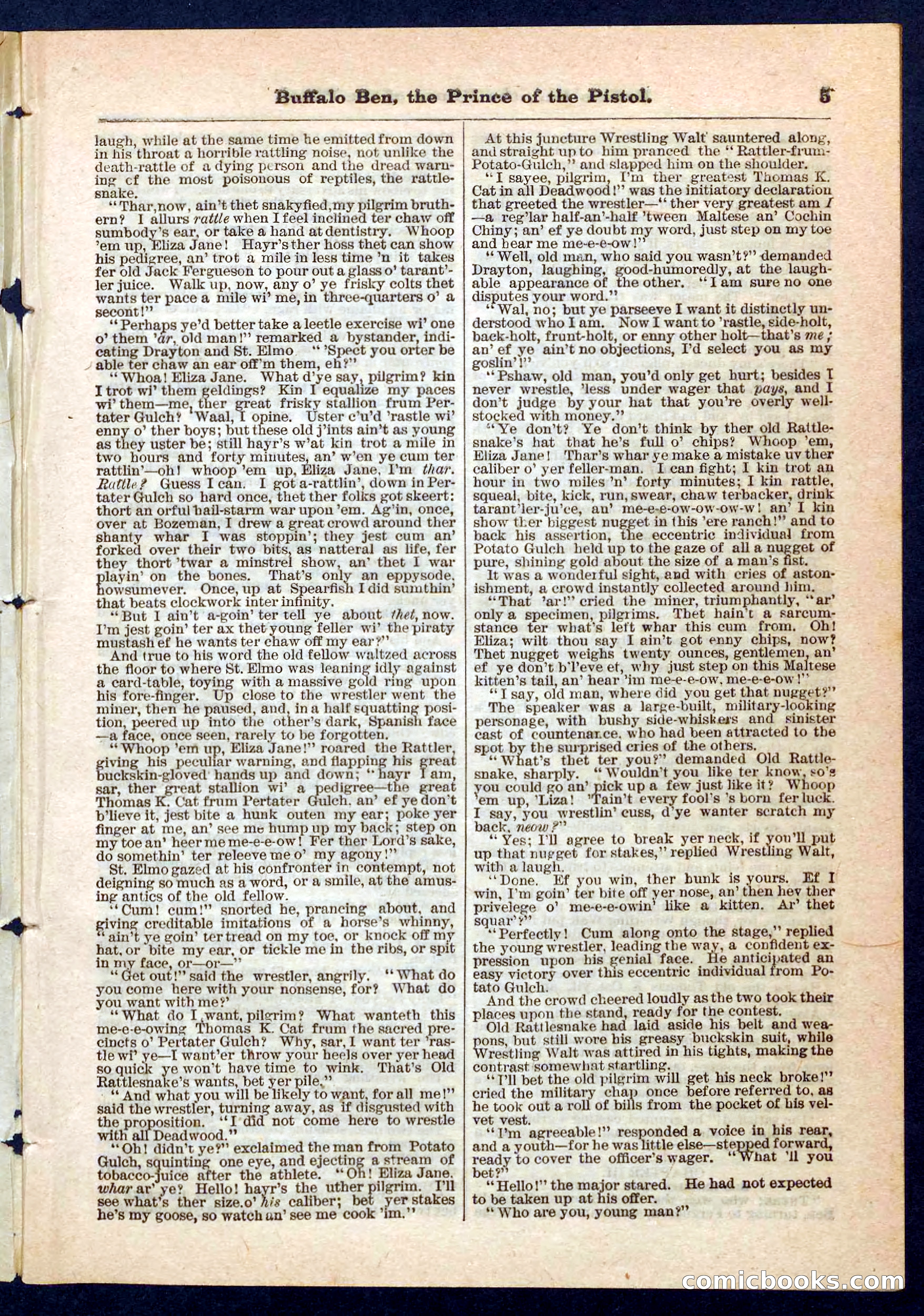 Beadle's Pocket Library, No. 10 — page 5 of 32