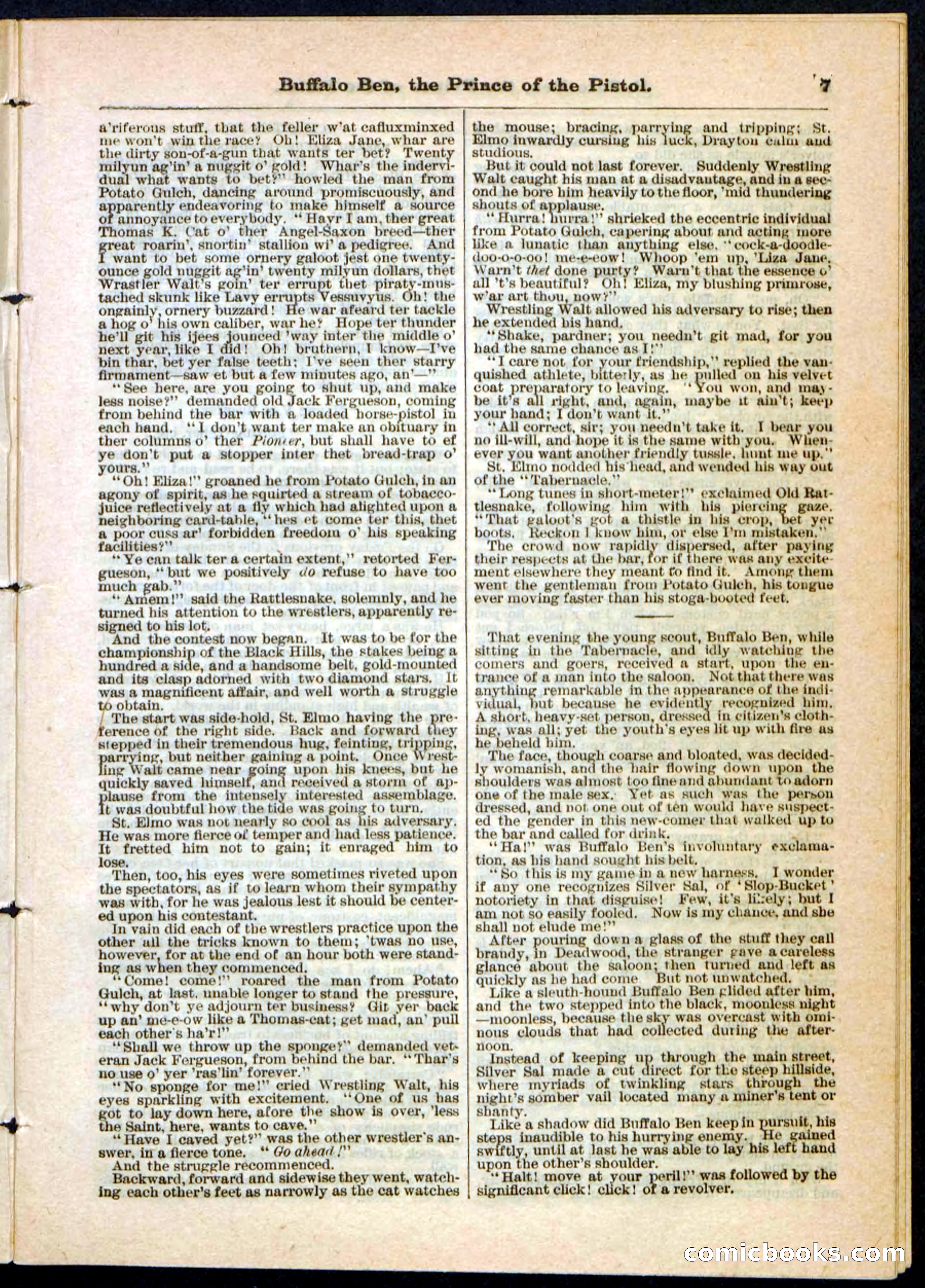Beadle's Pocket Library, No. 10 — page 7 of 32