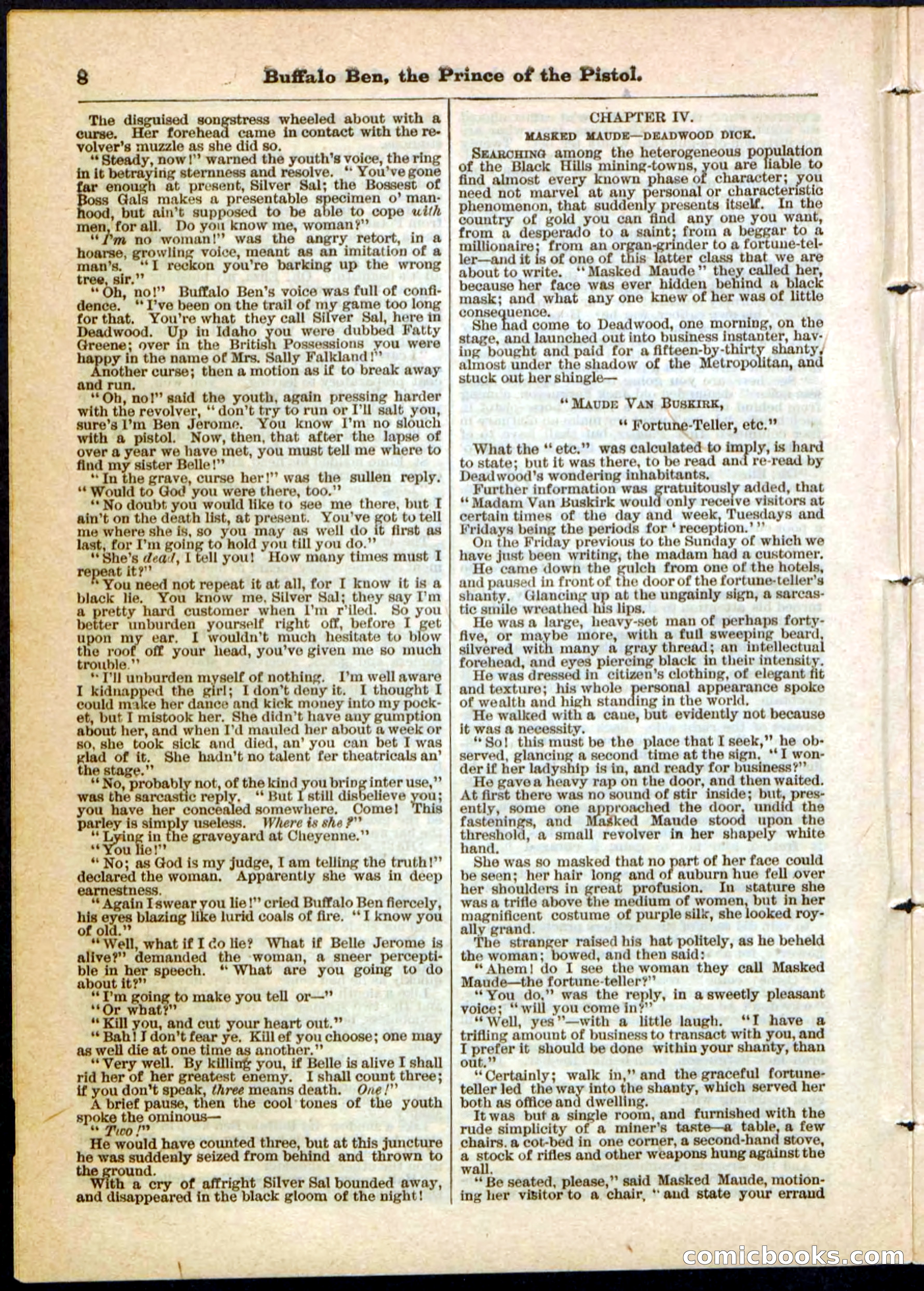Beadle's Pocket Library, No. 10 — page 8 of 32