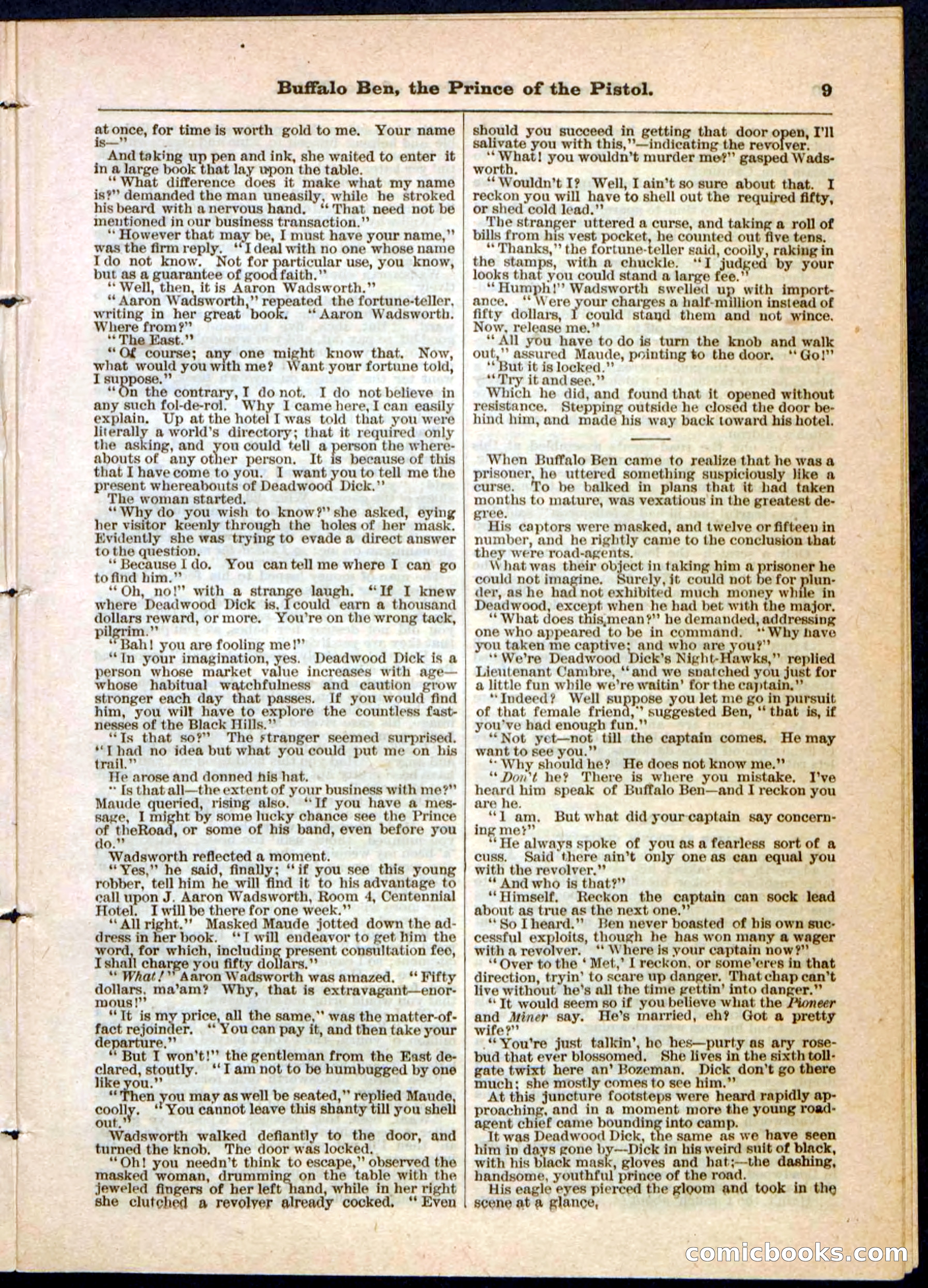 Beadle's Pocket Library, No. 10 — page 9 of 32