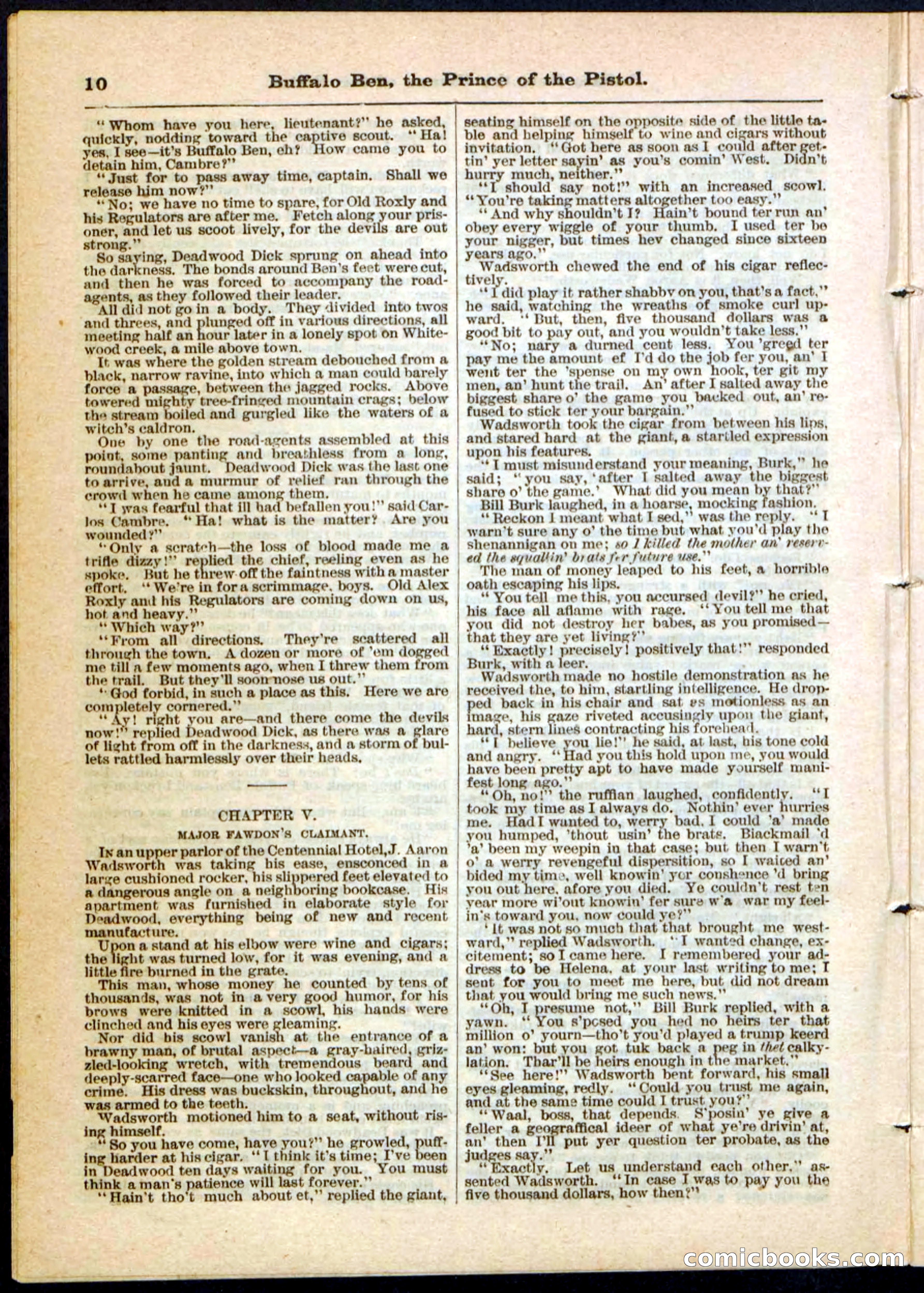 Beadle's Pocket Library, No. 10 — page 10 of 32