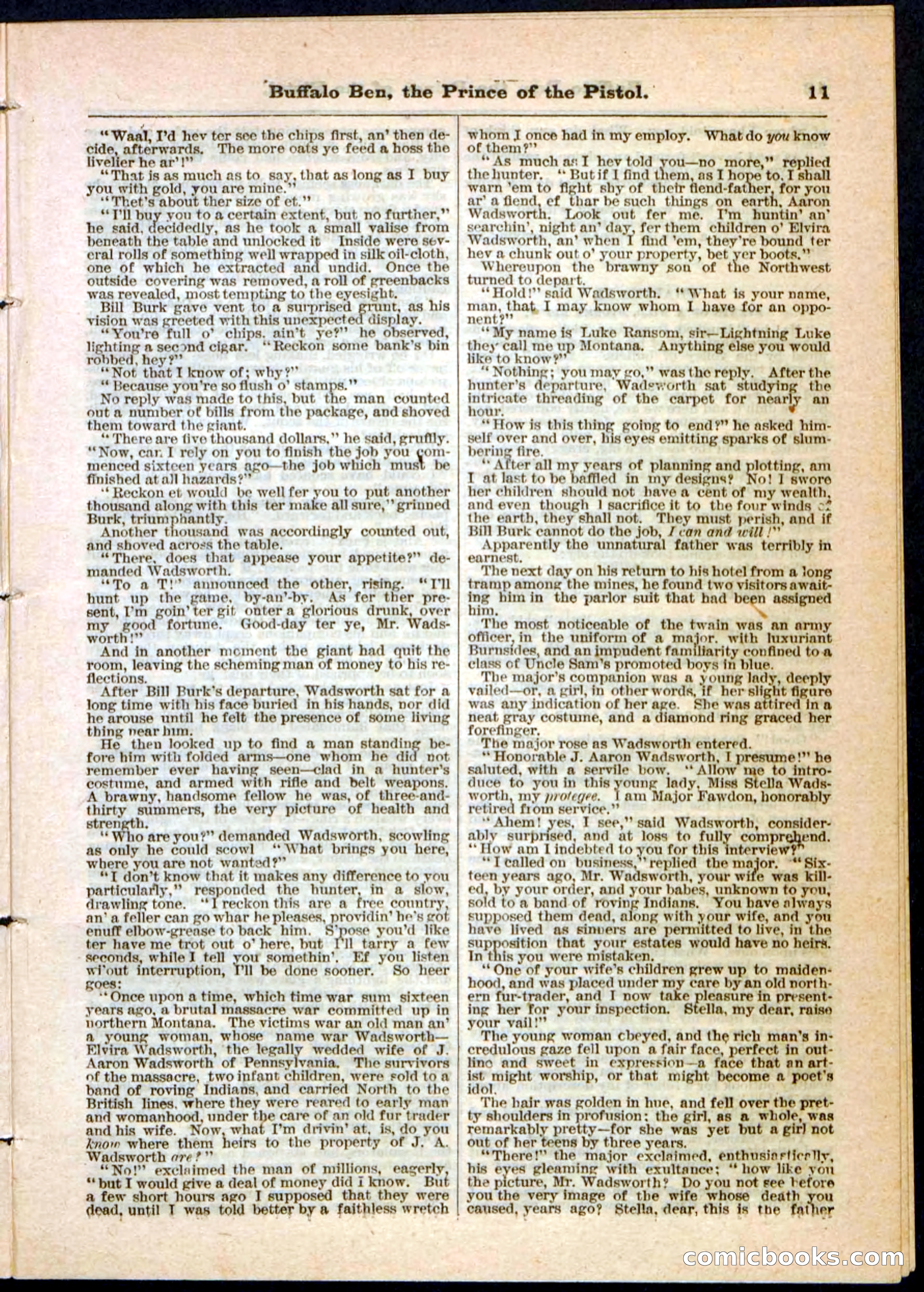 Beadle's Pocket Library, No. 10 — page 11 of 32