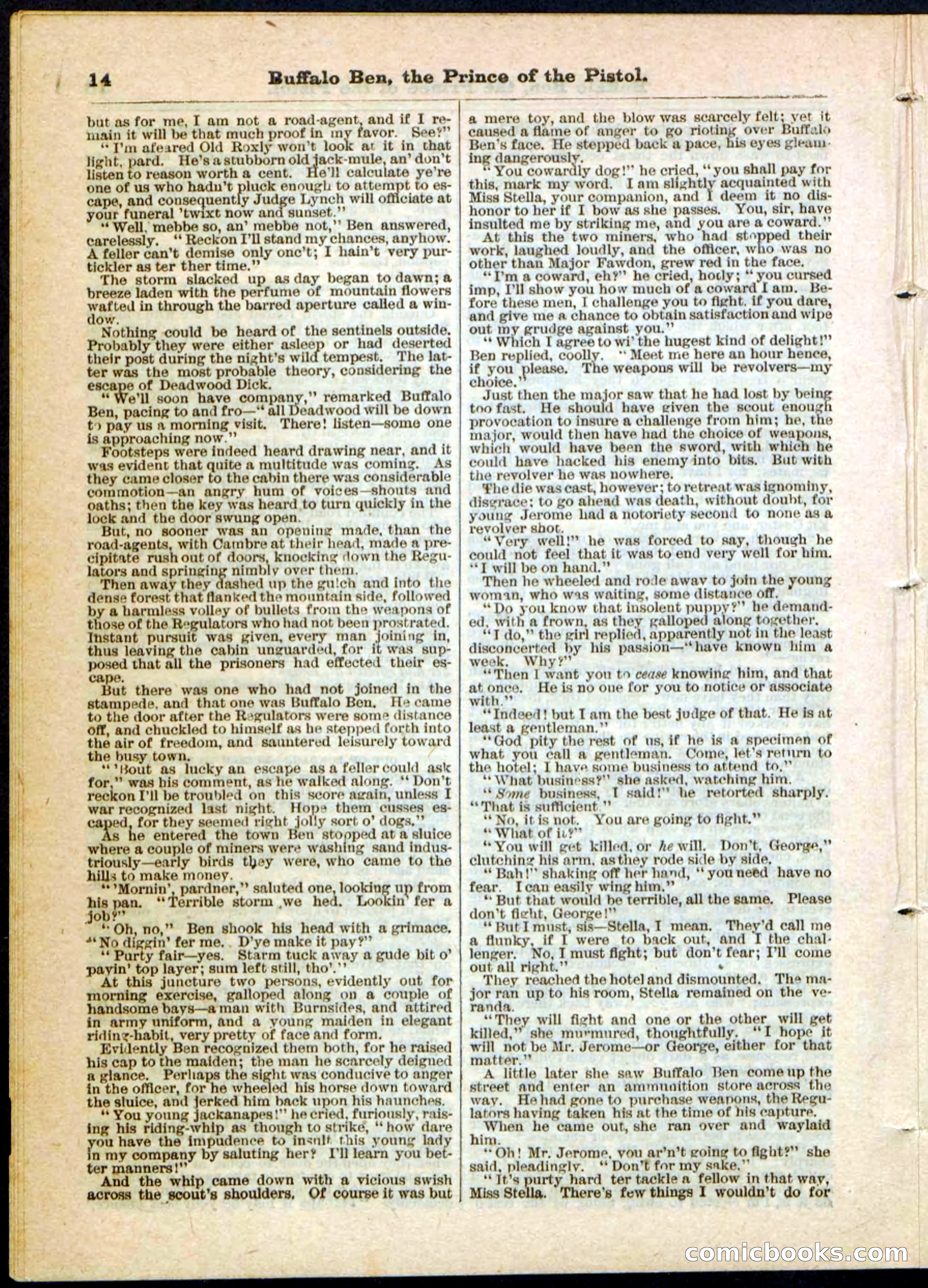 Beadle's Pocket Library, No. 10 — page 14 of 32