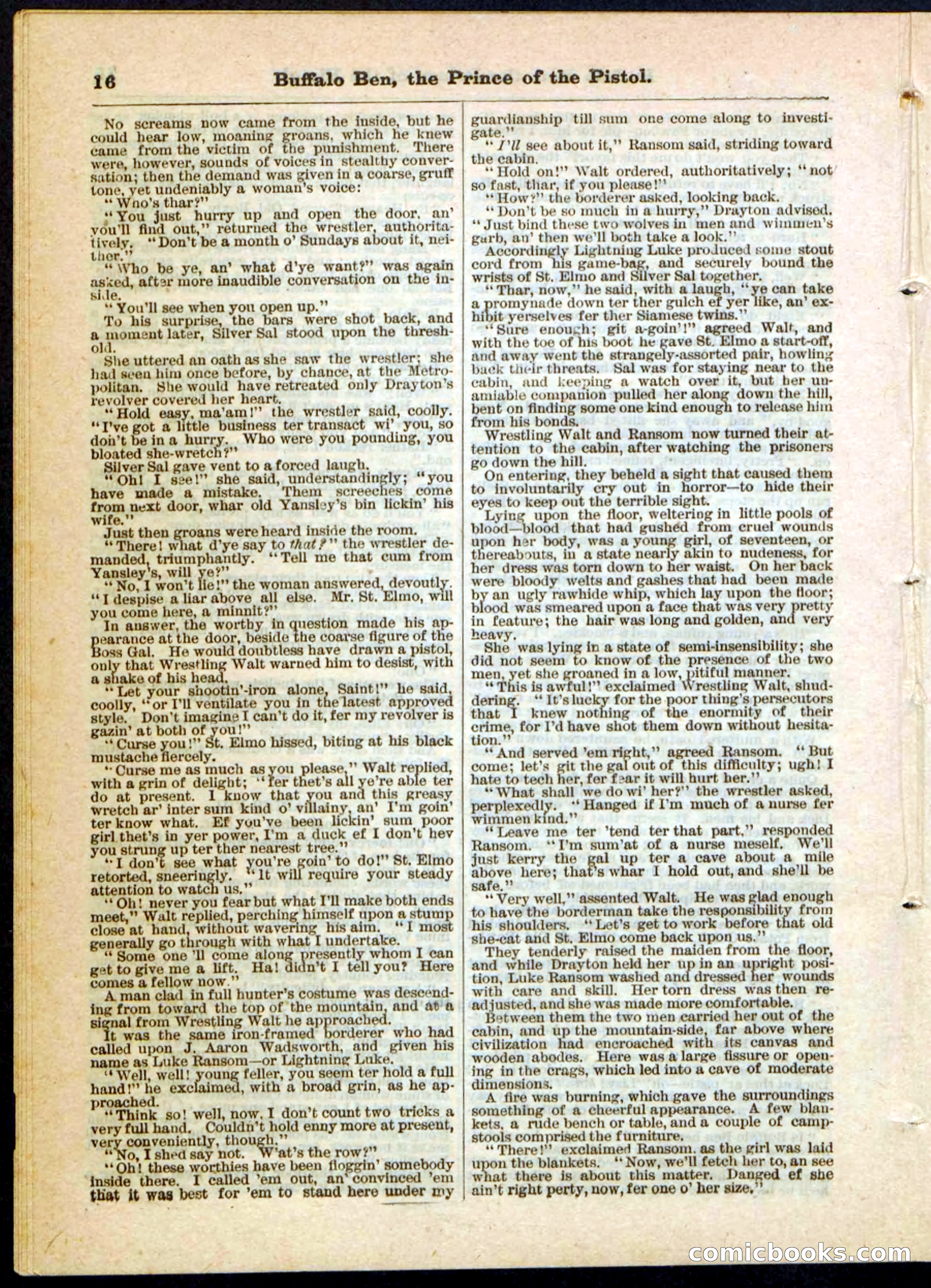 Beadle's Pocket Library, No. 10 — page 16 of 32