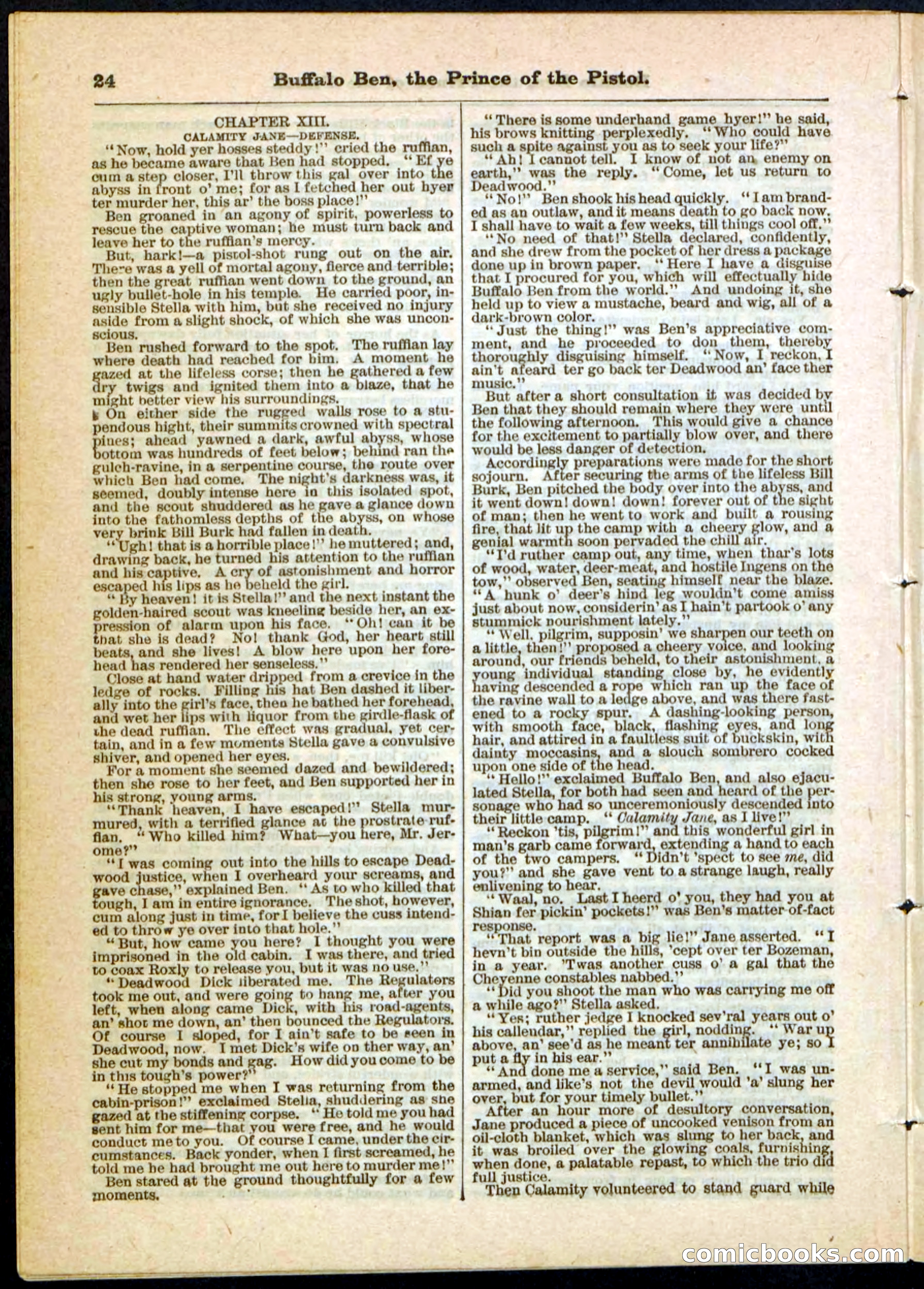 Beadle's Pocket Library, No. 10 — page 24 of 32