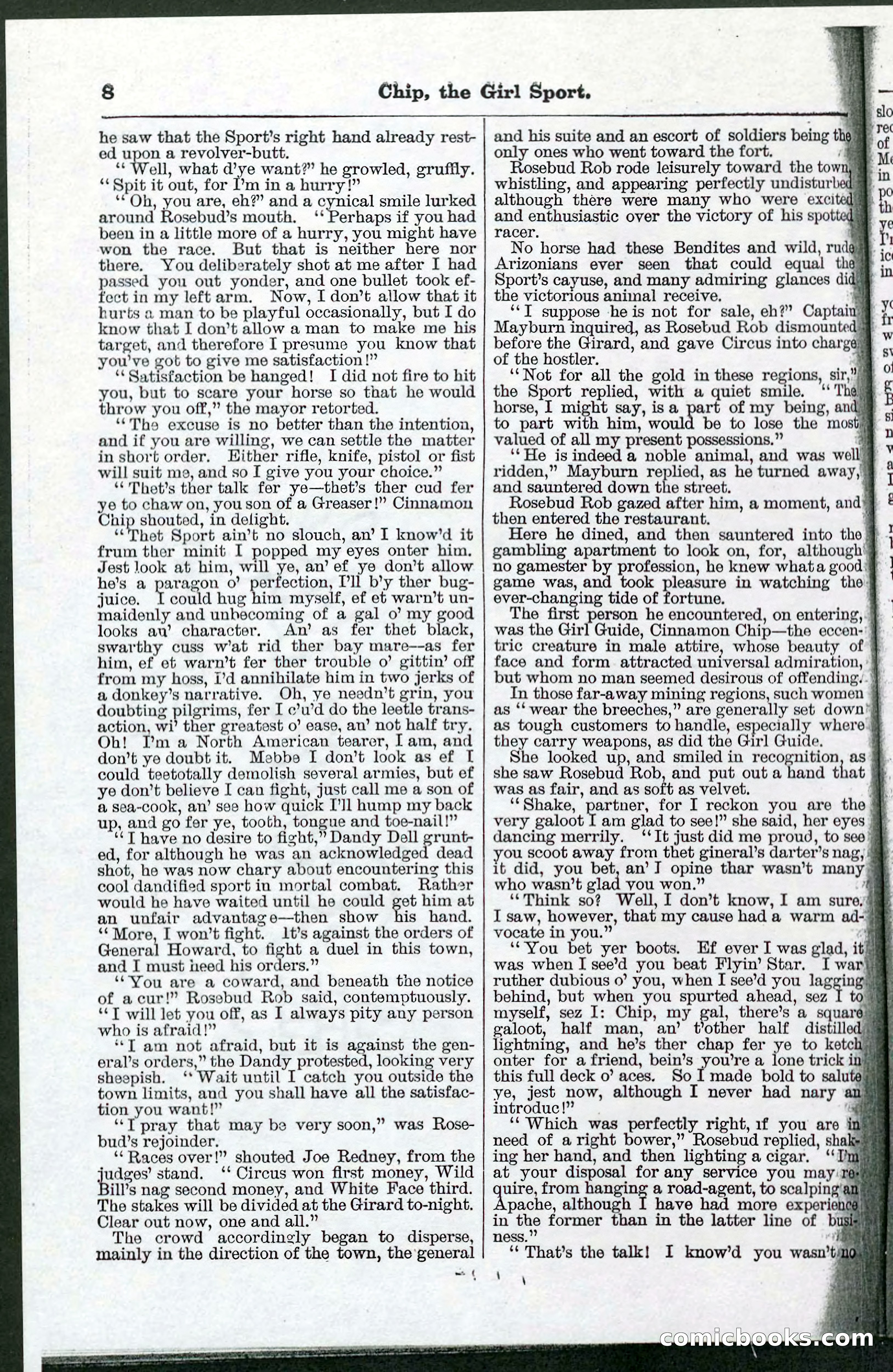 Beadle's Pocket Library No. 103 — page 8 of 32