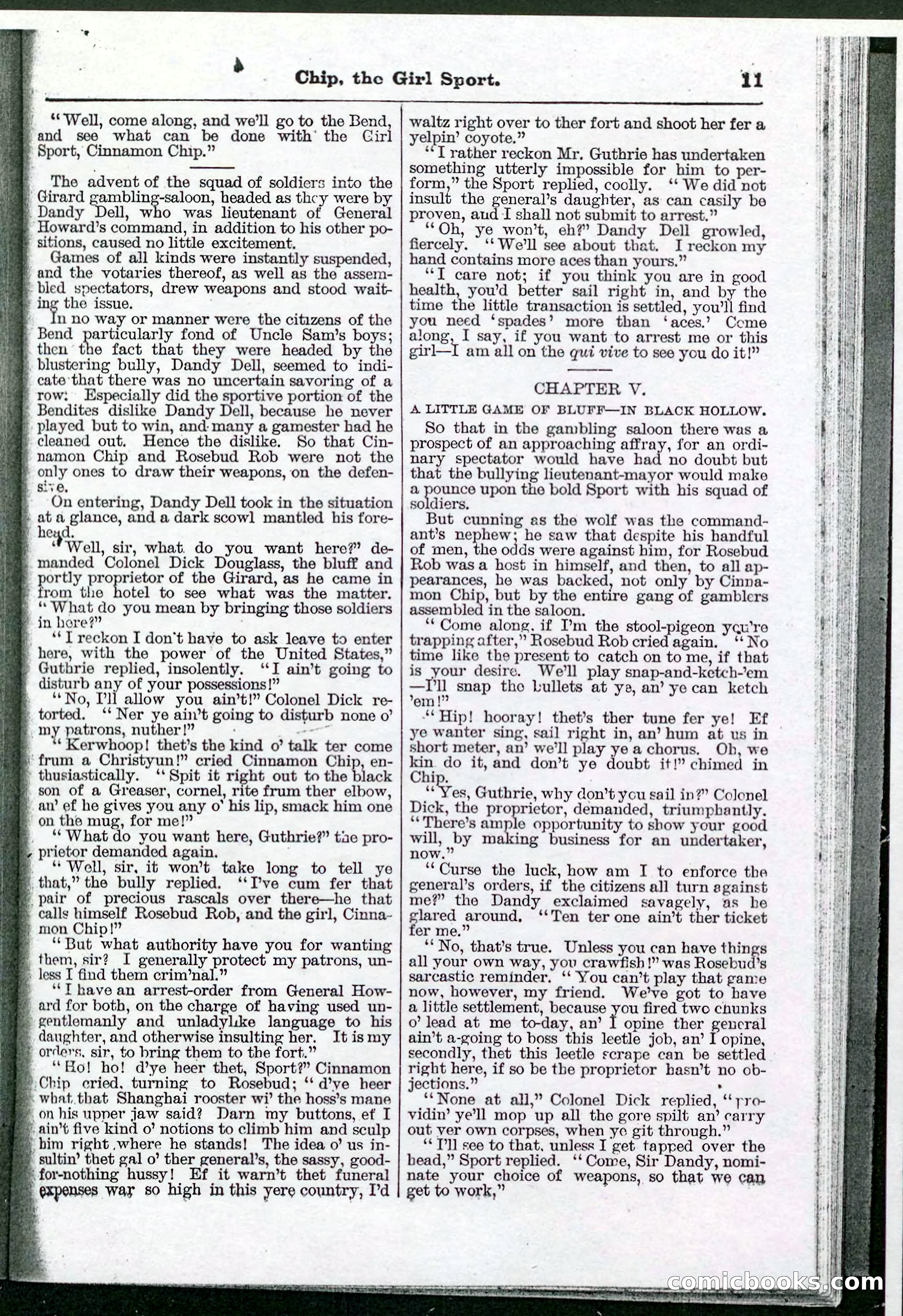 Beadle's Pocket Library No. 103 — page 11 of 32