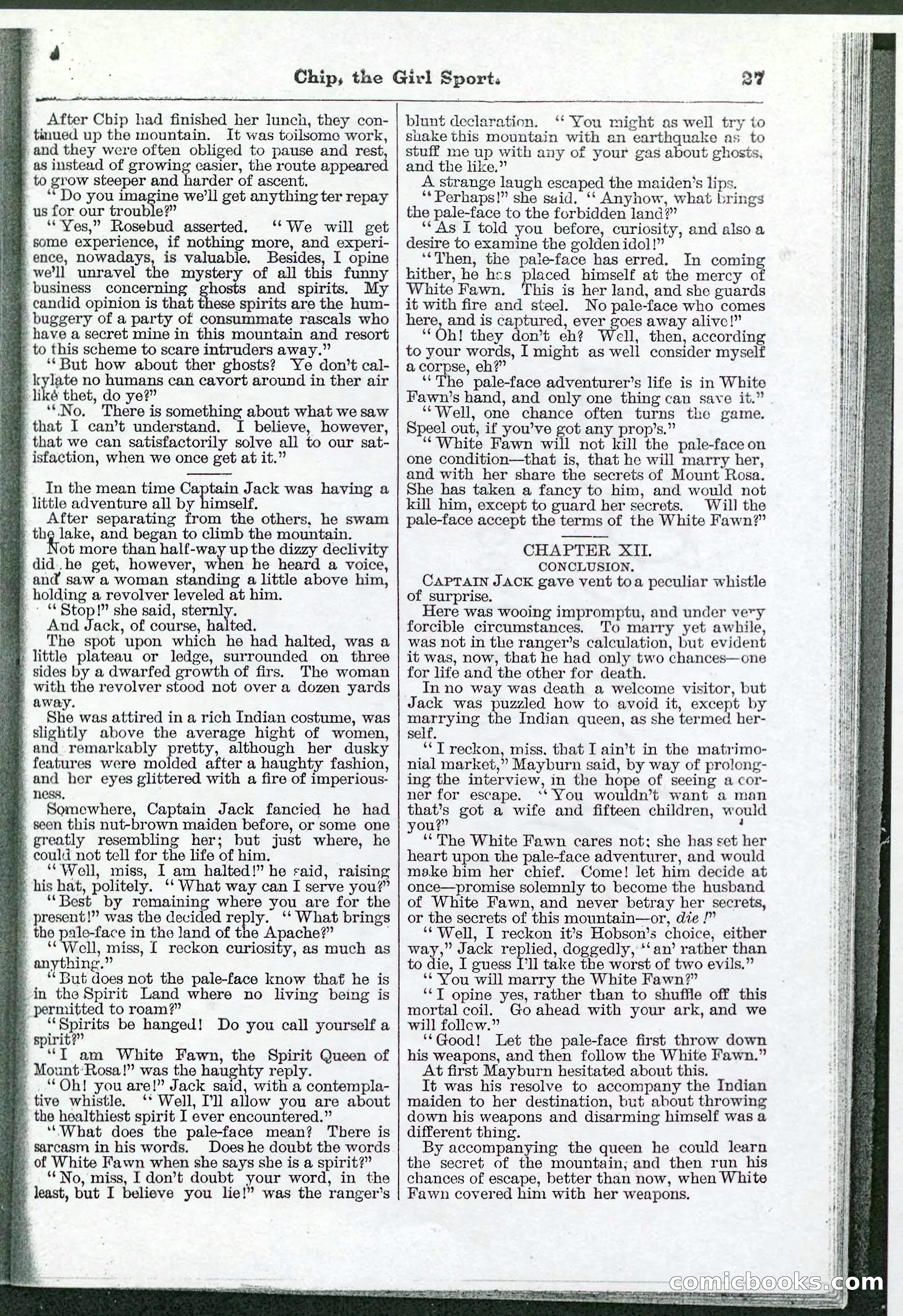 Beadle's Pocket Library No. 103 — page 27 of 32